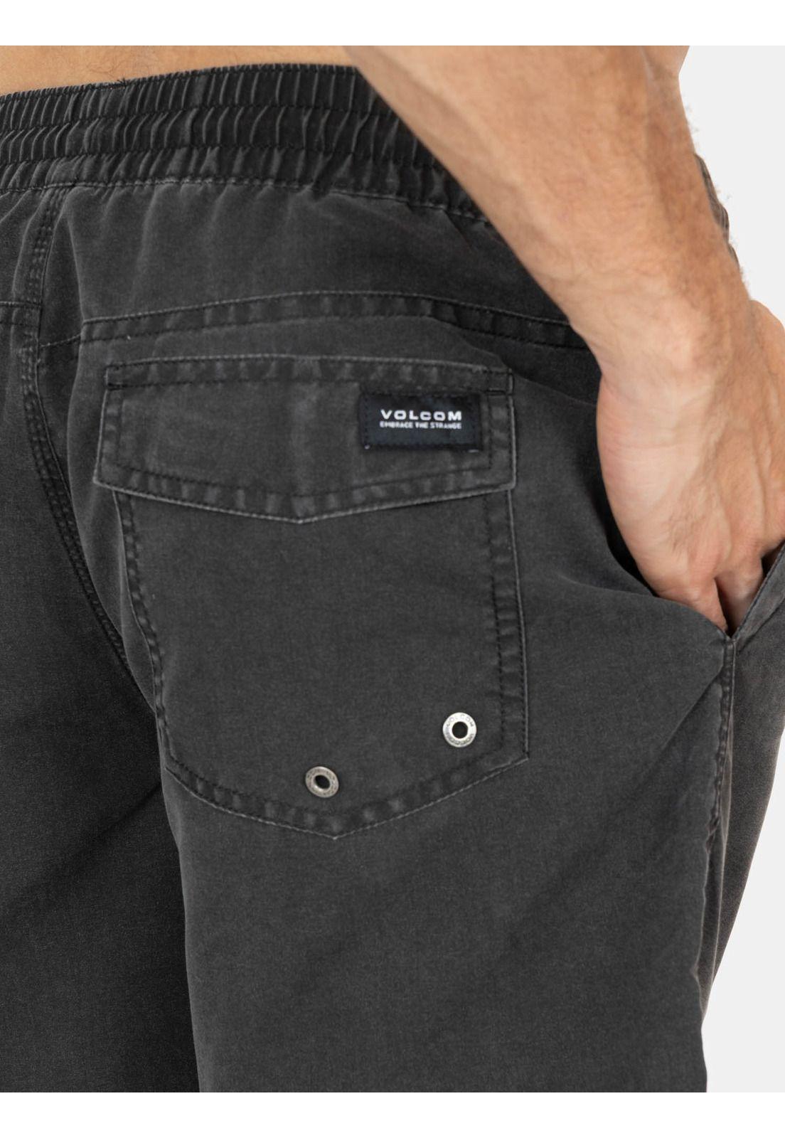 Traje De Baño Corto Tattooz Negro Hombre Volcom-2