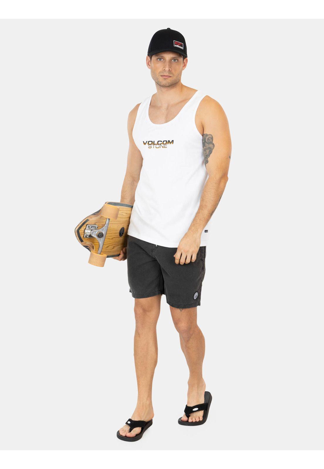 Traje De Baño Corto Tattooz Negro Hombre Volcom-3