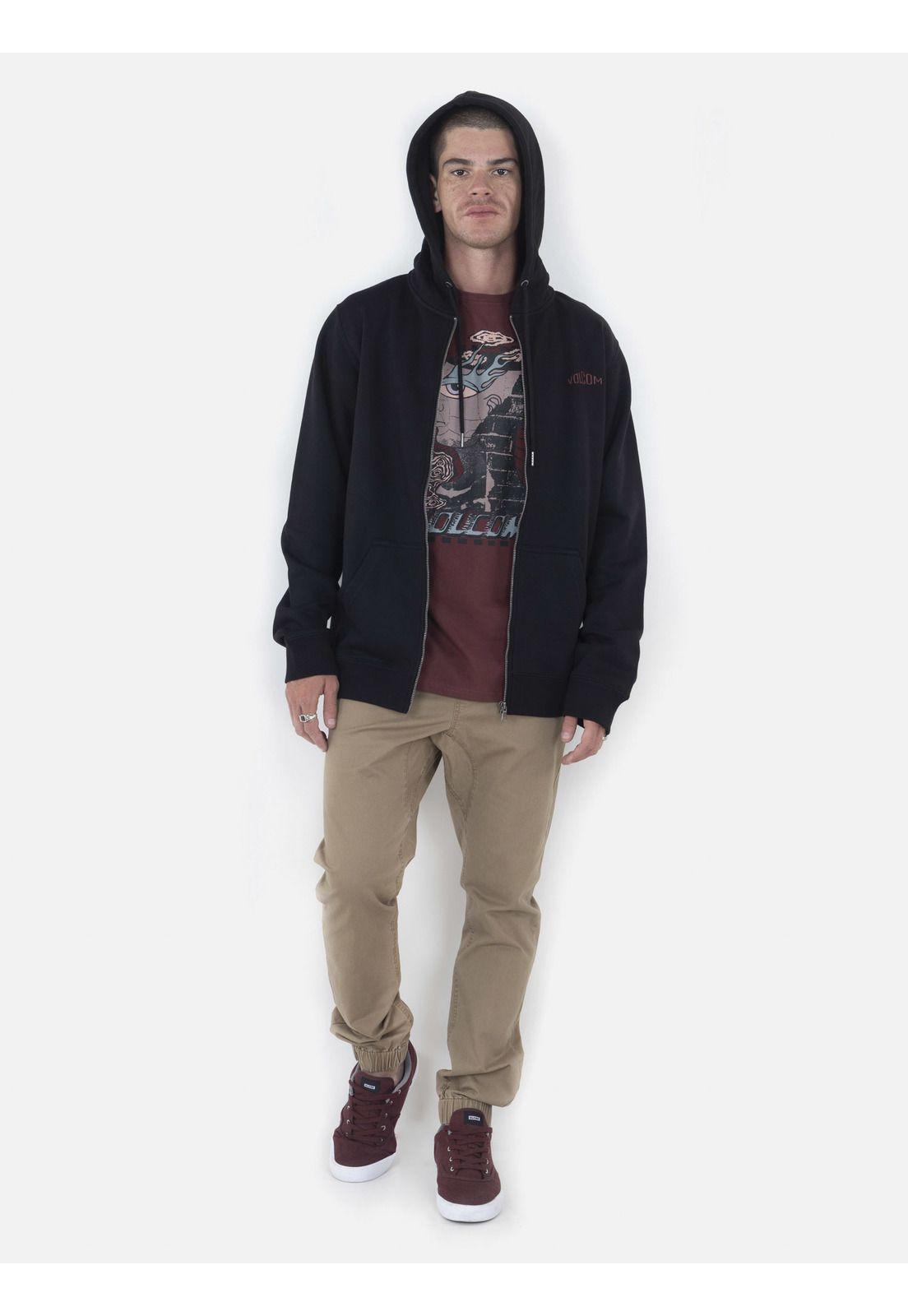 Pantalon Hombre STONE Khaki Volcom-3