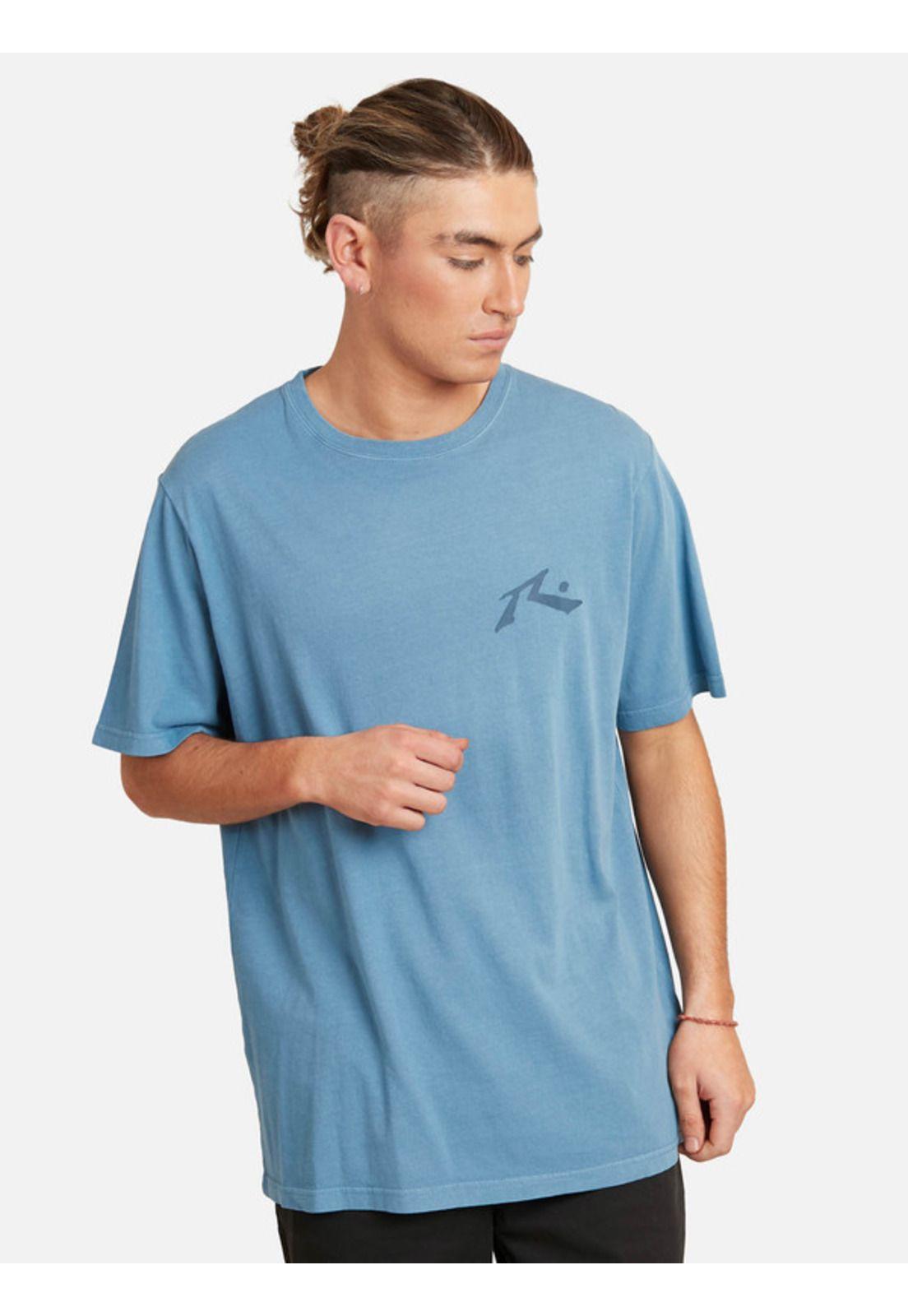 Polera Boxed In Lb Sst Azul Hombre Rusty-0