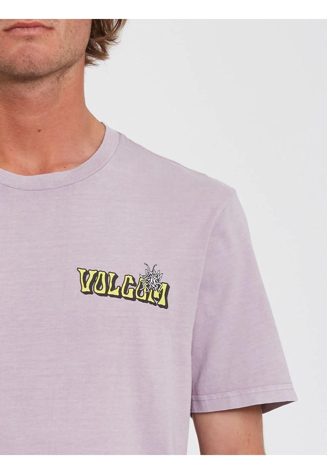 Polera WIDGETS SS TEE Hombre Rosado Volcom-2