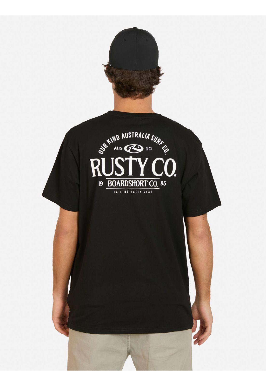 Polera MC Denso Negro Hombre Rusty-1