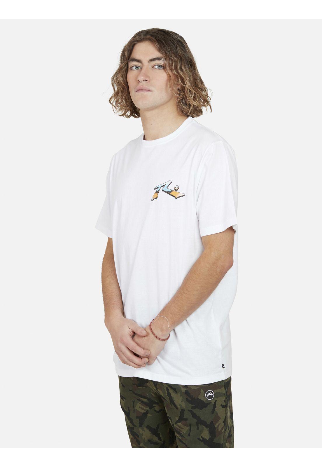 Polera Rusty theory SS tee Hombre Blanco Rusty-0