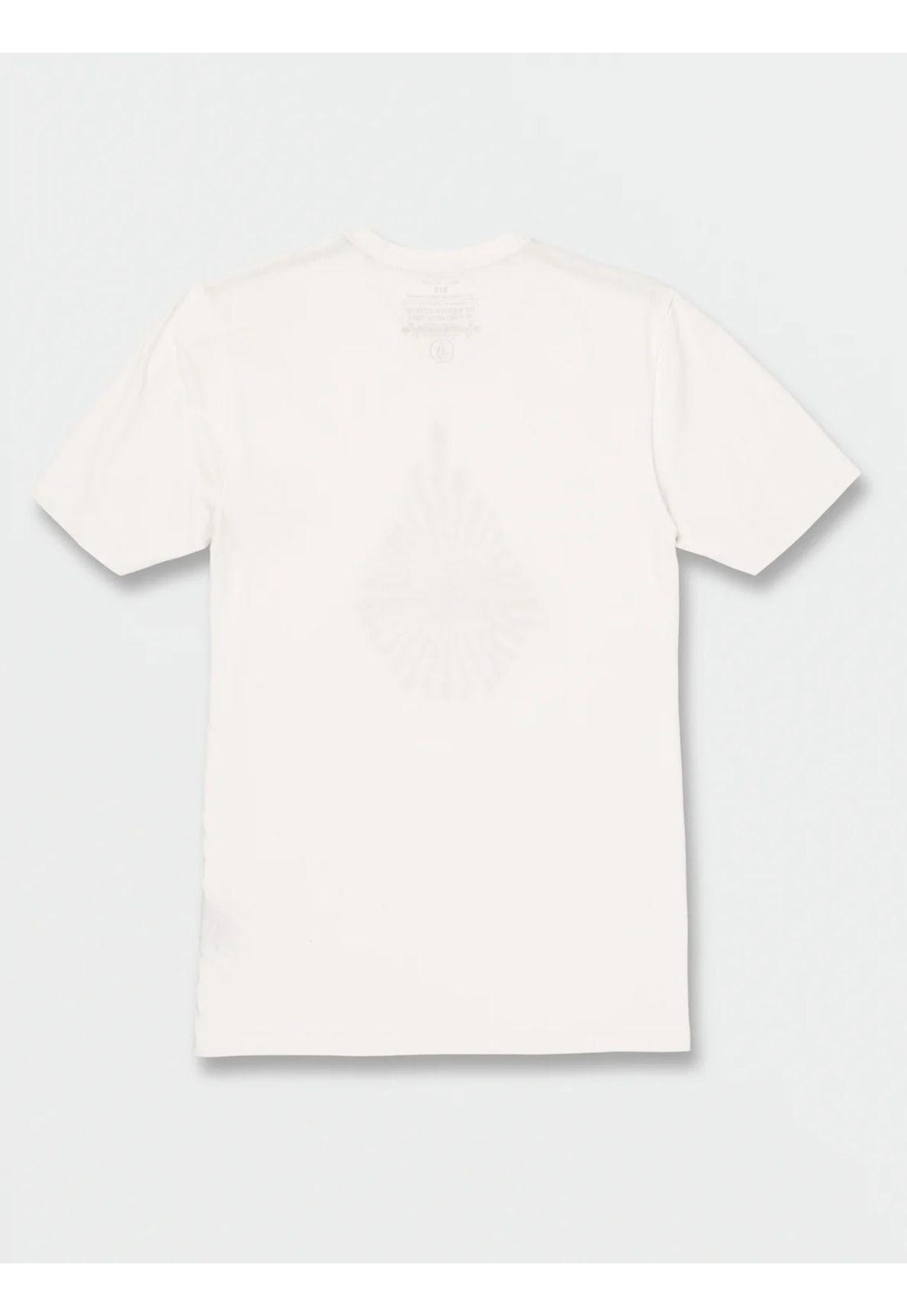 Polera VIBEY STONE FTY SS TEE Hombre Blanco Volcom-2