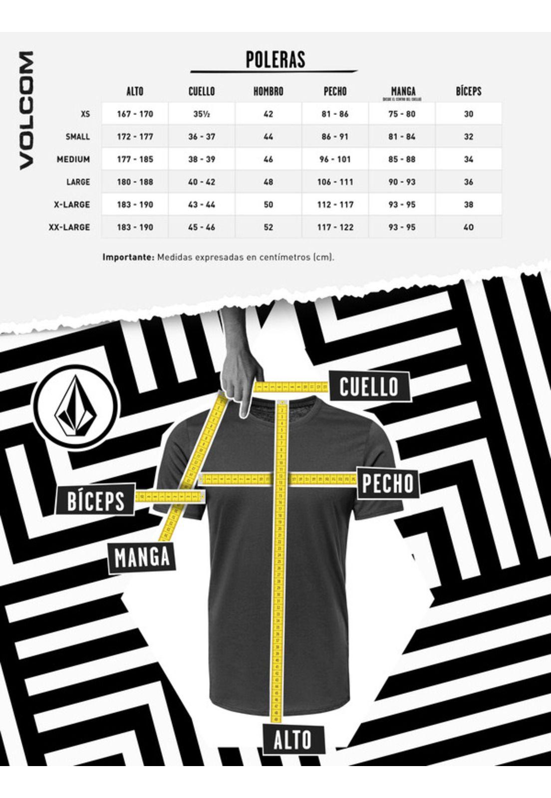 Polera Stript Negro Hombre Volcom-2