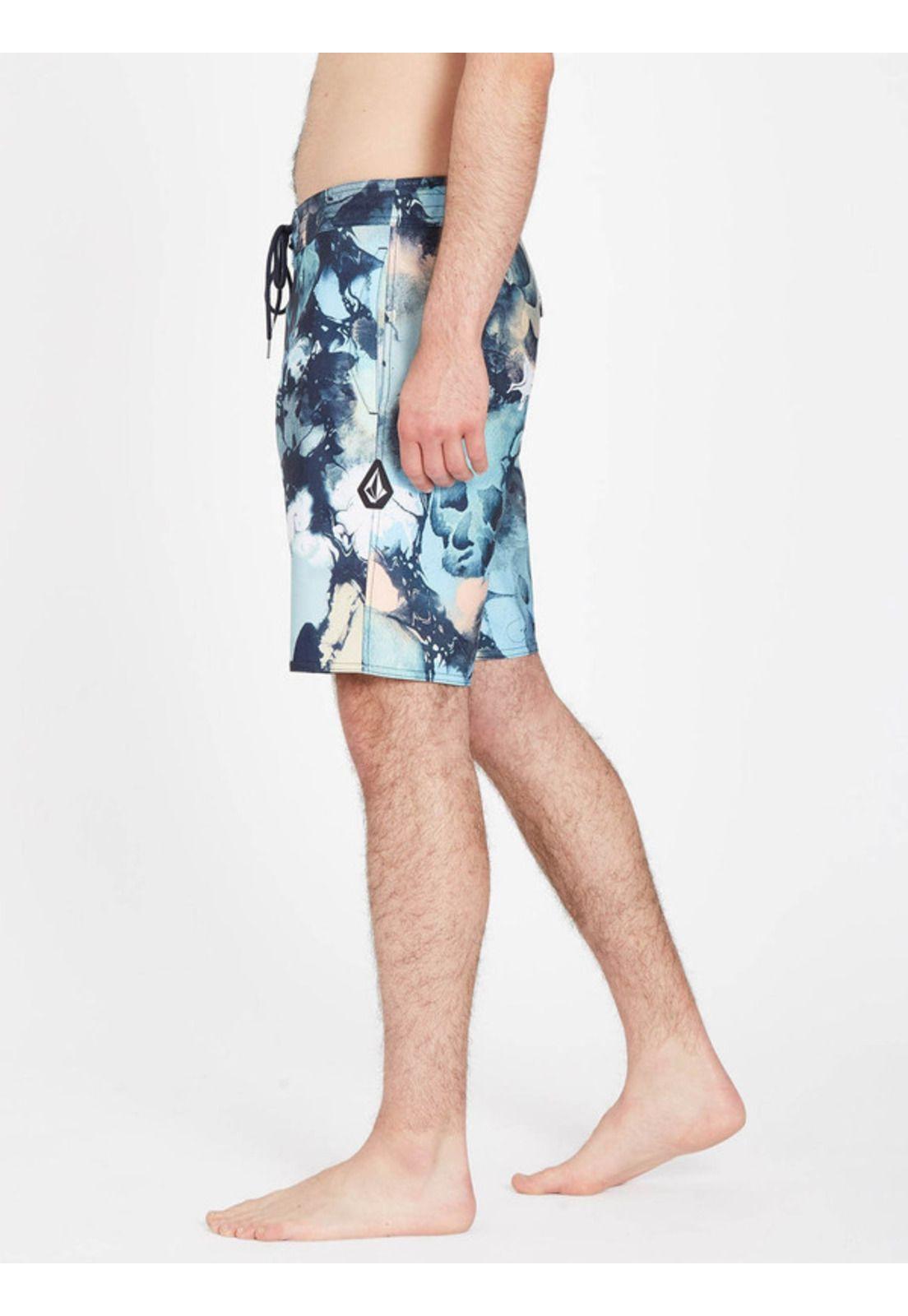 Traje De Baño Skulli Wash Stoney  Azul marino Hombre Volcom-3