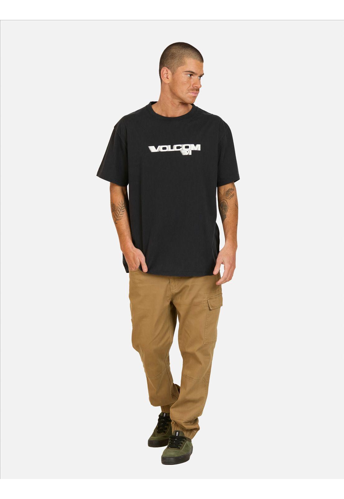 Polera MC Long Time Negro Hombre Volcom-3