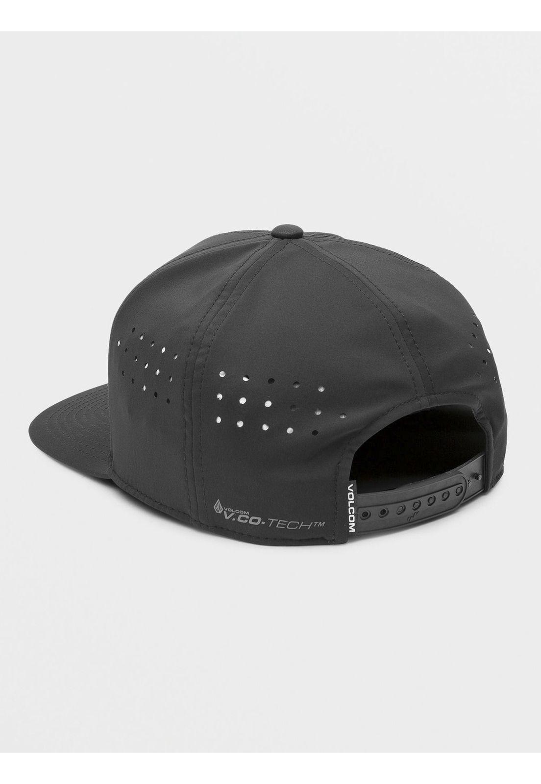 Jockey Stone Tech Snapback Hombre Negro Volcom-0
