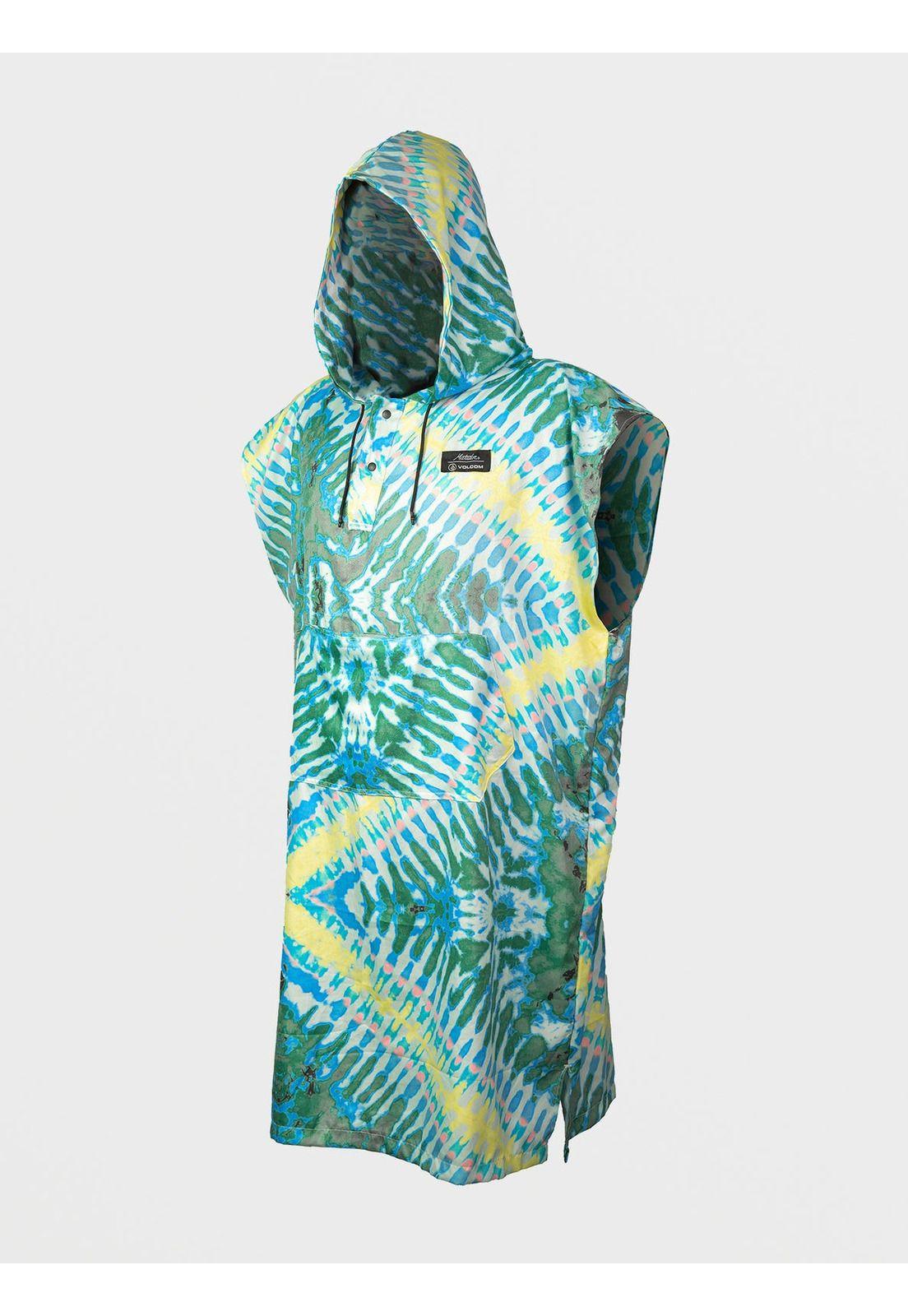 Toalla Poncho Matador Peackable Azul Volcom-0