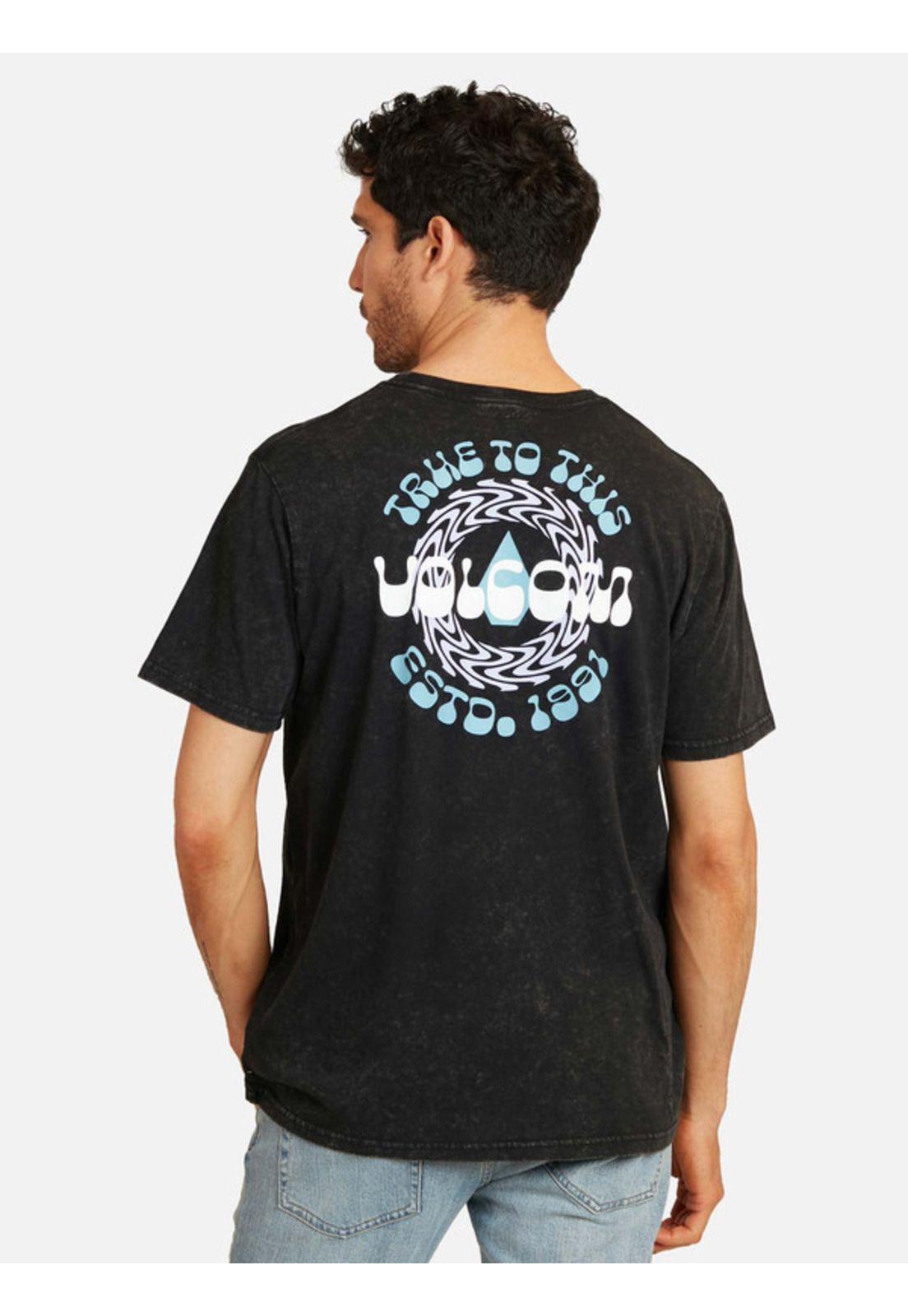 Polera Backstage Acid Sst Negro Hombre Volcom-1