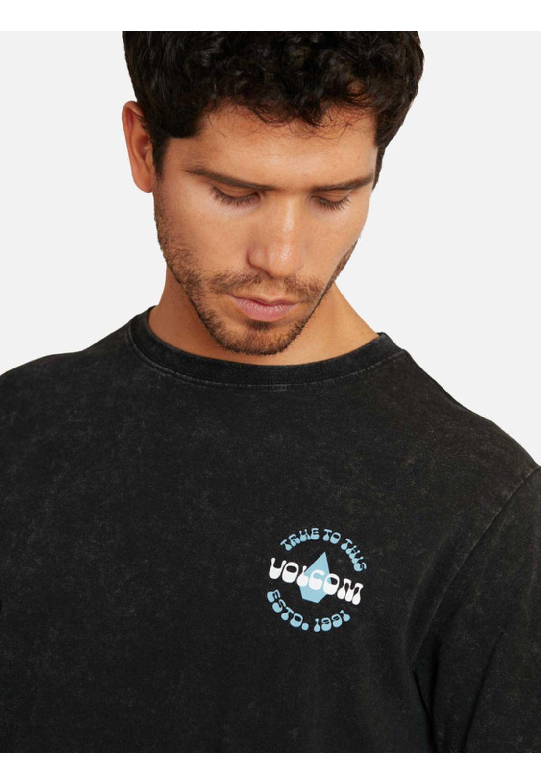 Polera Backstage Acid Sst Negro Hombre Volcom-3