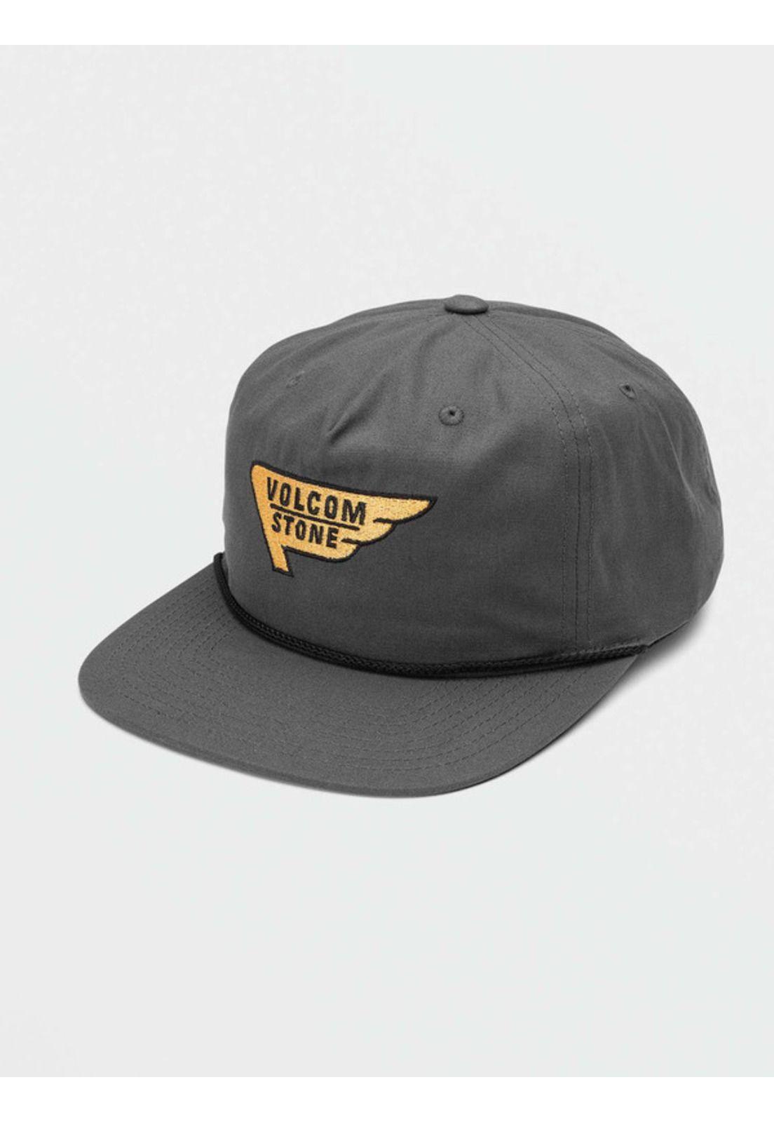Jockey Canvas Stone Drafting Hat Negro Hombre Volcom-0