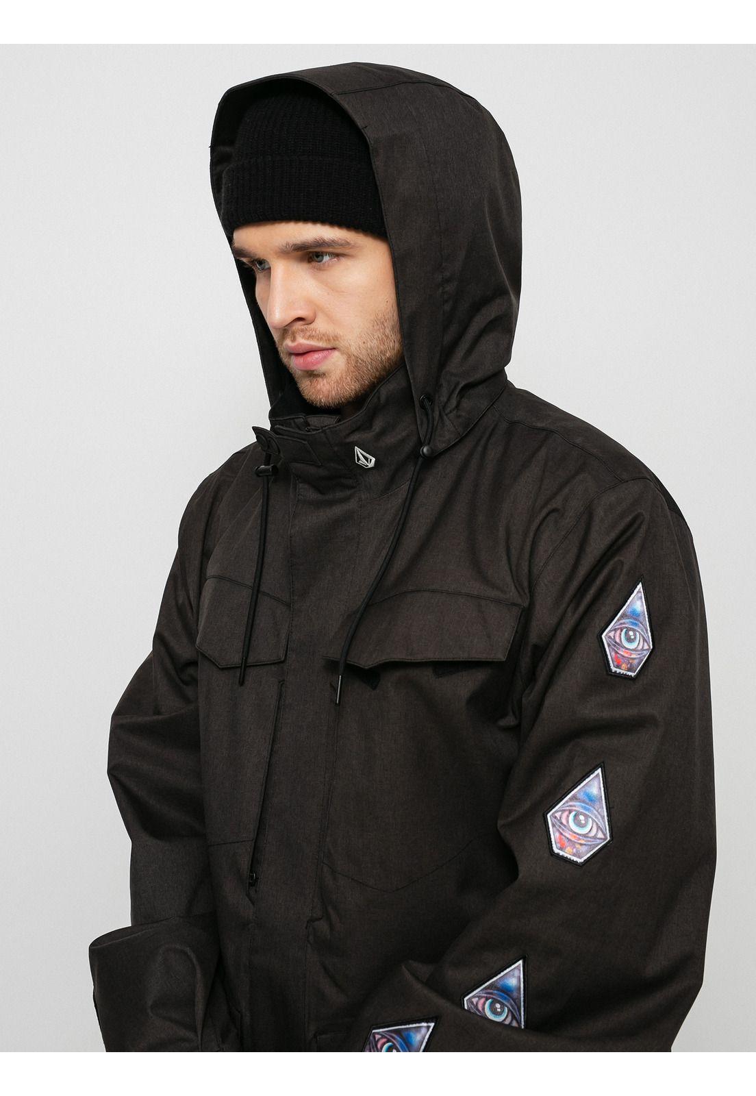 Parka Snow Boardex Negro Hombre Volcom-5