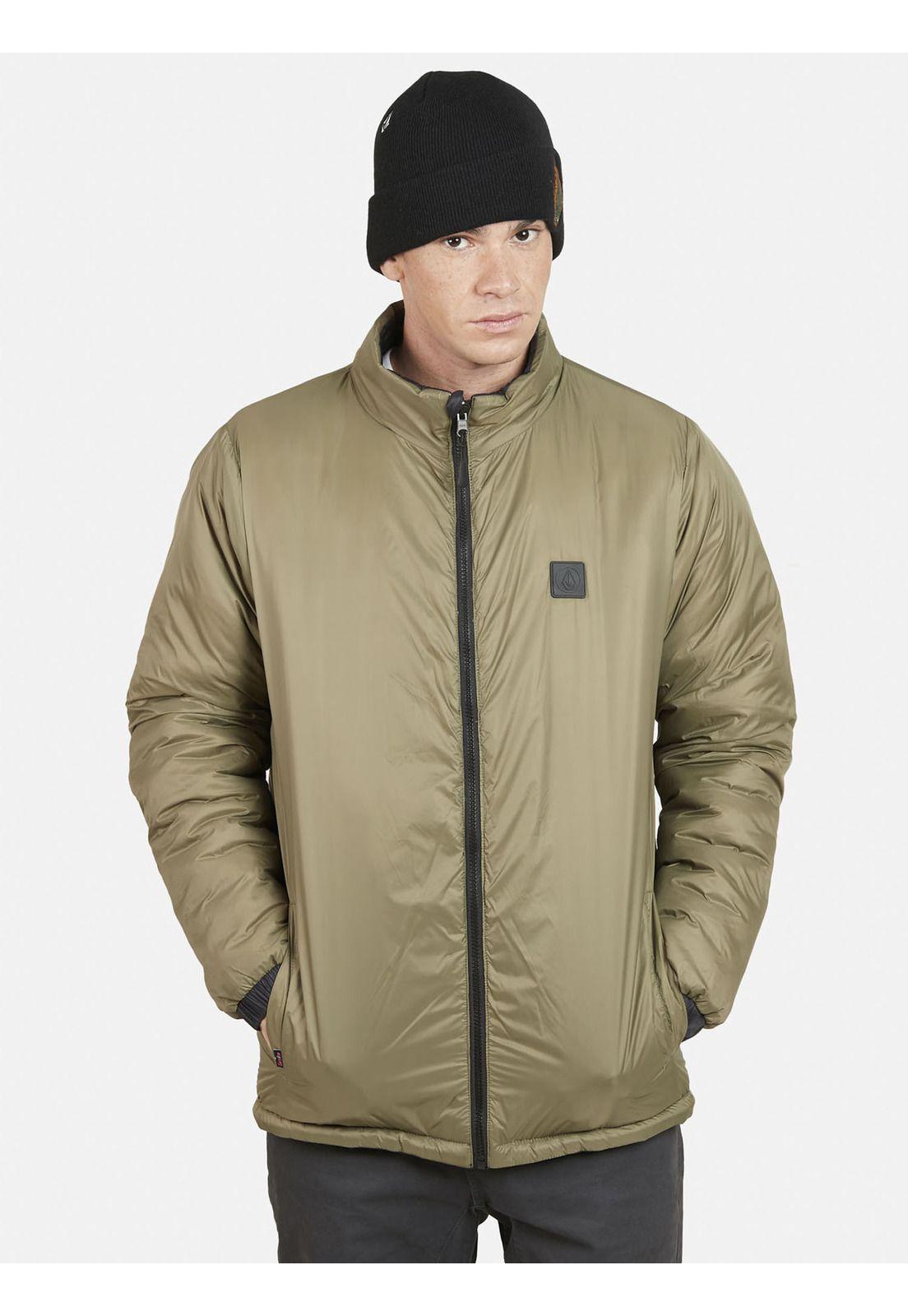 Parka Reversible Solid Hombre Negro Volcom-4