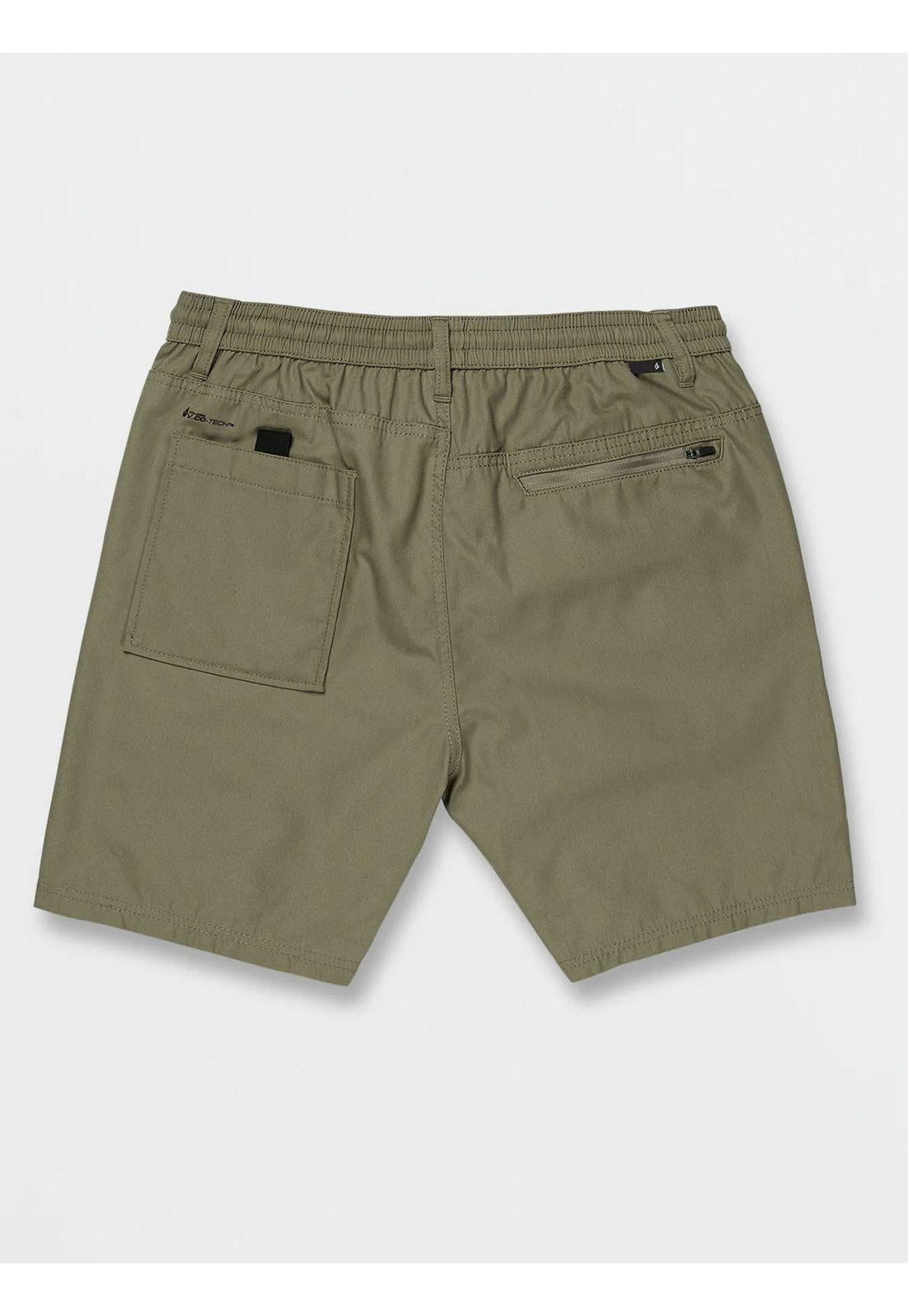 Bermuda TOPSIDE TRAIL EW SHORT 18 Hombre Verde Volcom-1