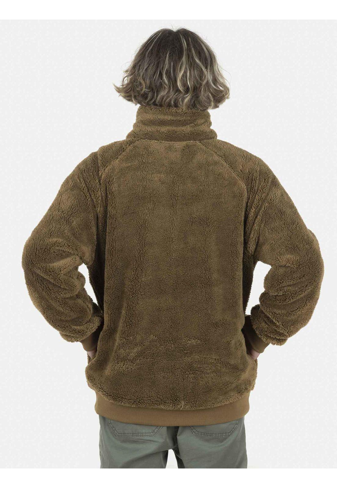 Poleron Chiporro Pyramid Hombre Khaki Rusty-1