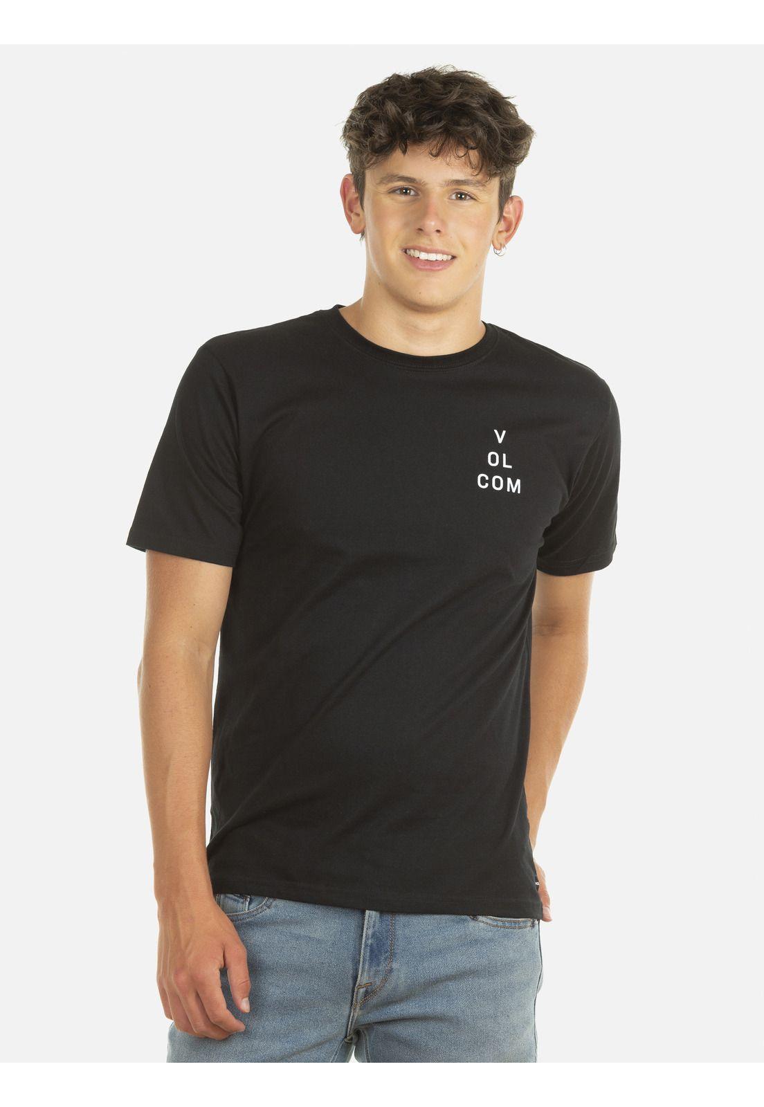 Polera M/C Hombre 7P108-MV20 Negro Volcom-0