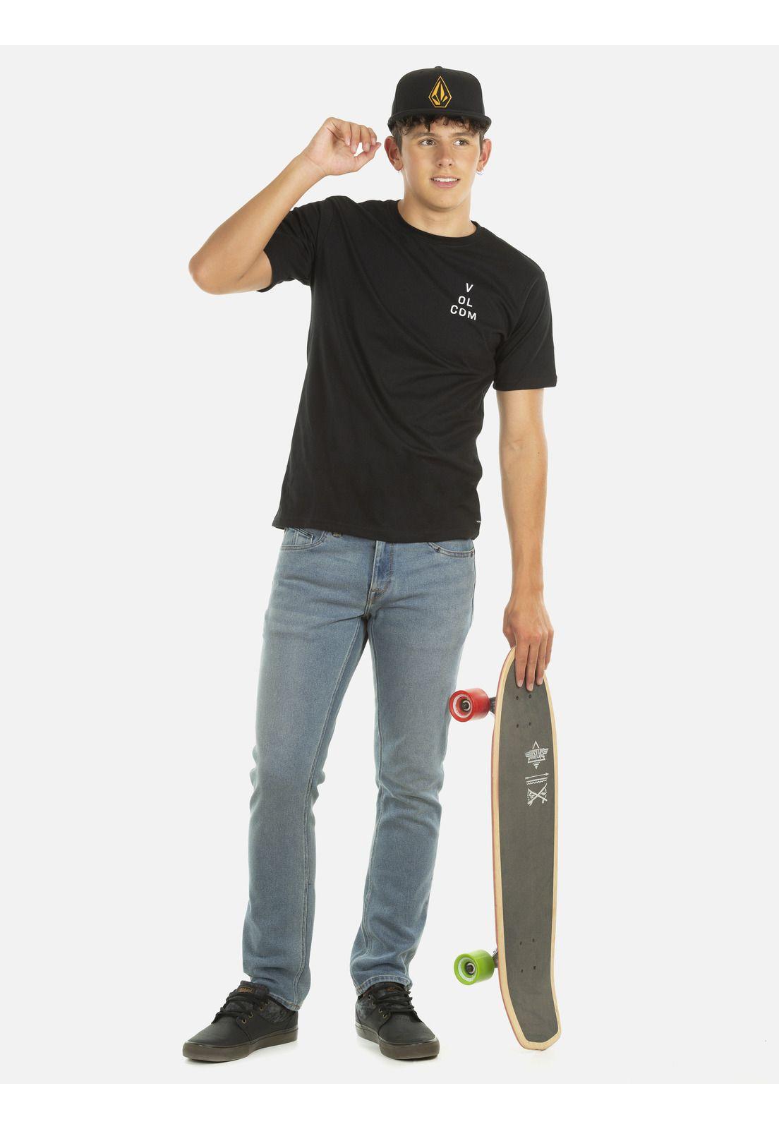 Polera M/C Hombre 7P108-MV20 Negro Volcom-3