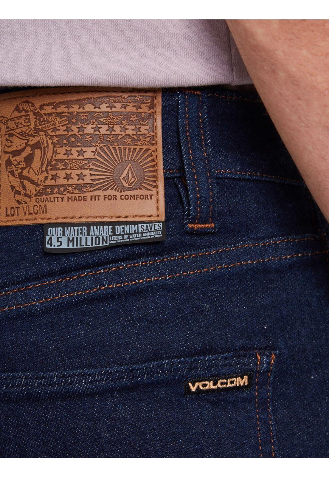 Jeans XX Vorta Tapered Fit Celeste Hombre Volcom-3