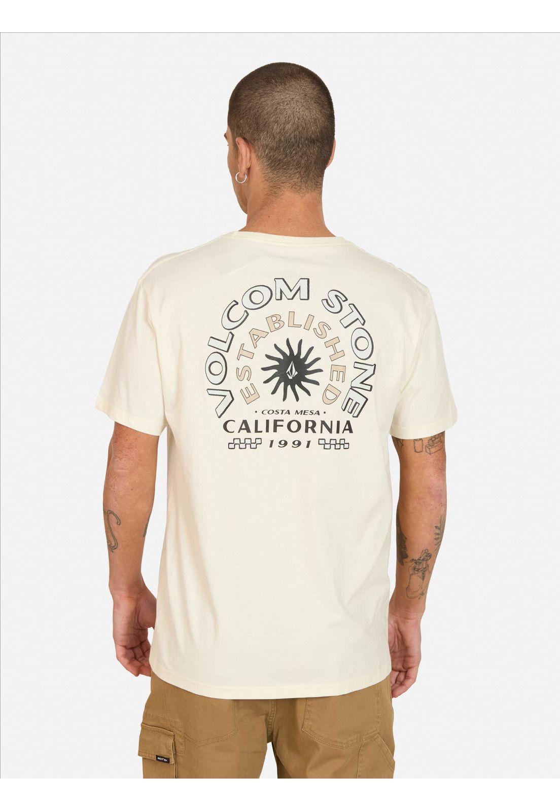 Polera MC Push Beige Hombre Volcom-1