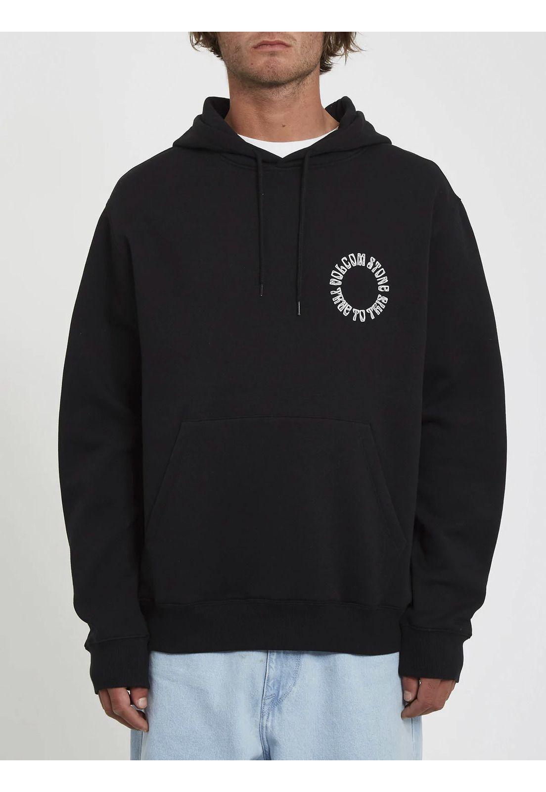 Poleron CATCH 91 PO Hombre Negro Volcom-0