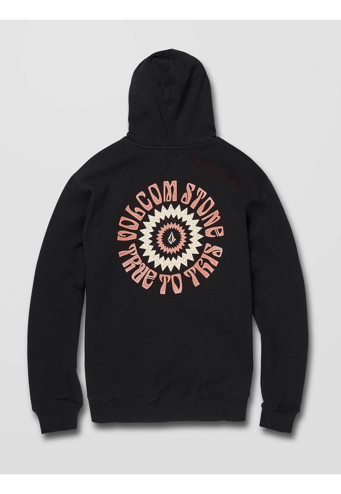 Poleron CATCH 91 PO Hombre Negro Volcom-3