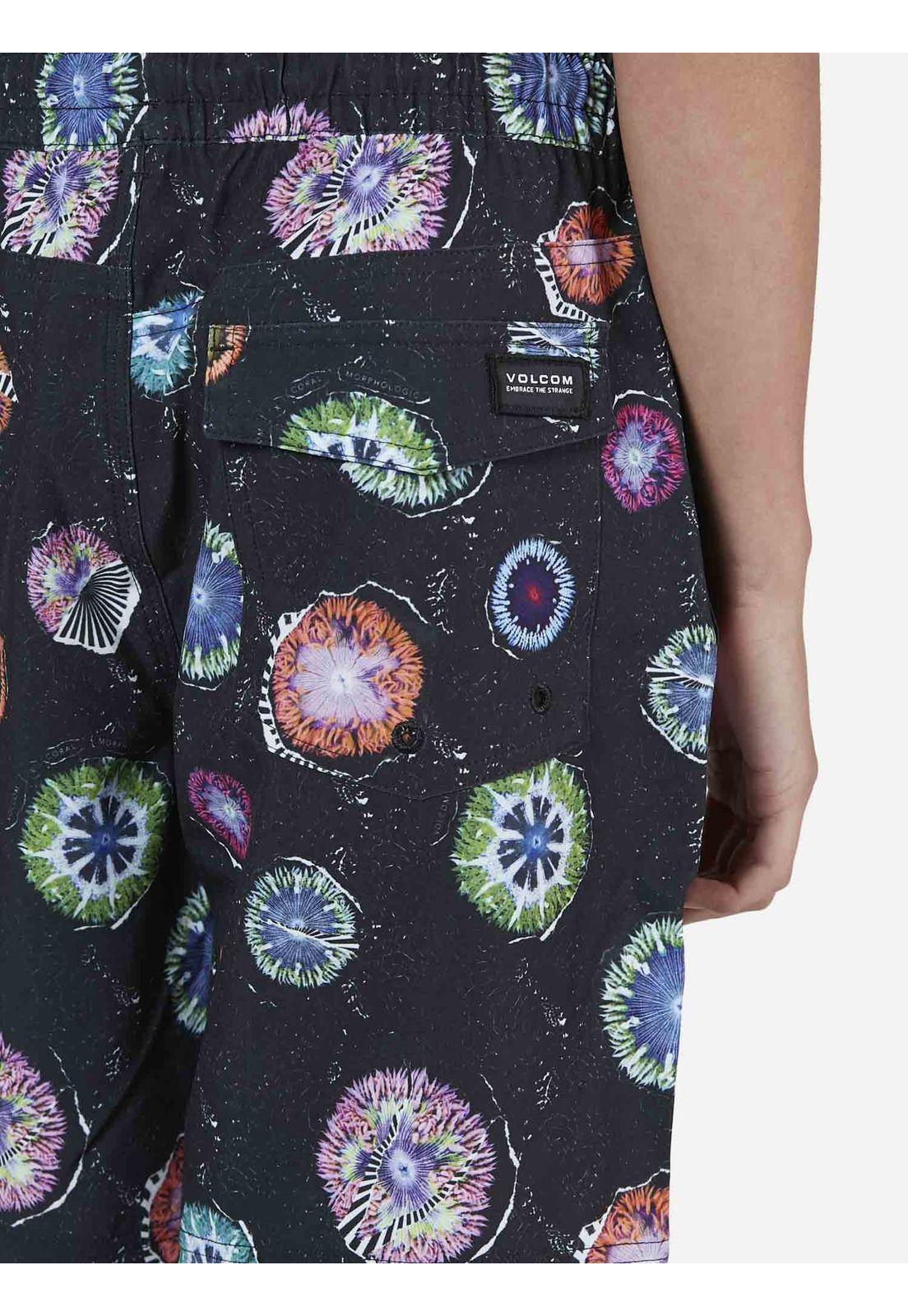 Traaje de Baño Juvenil 7T319-MV22 Negro Volcom-2