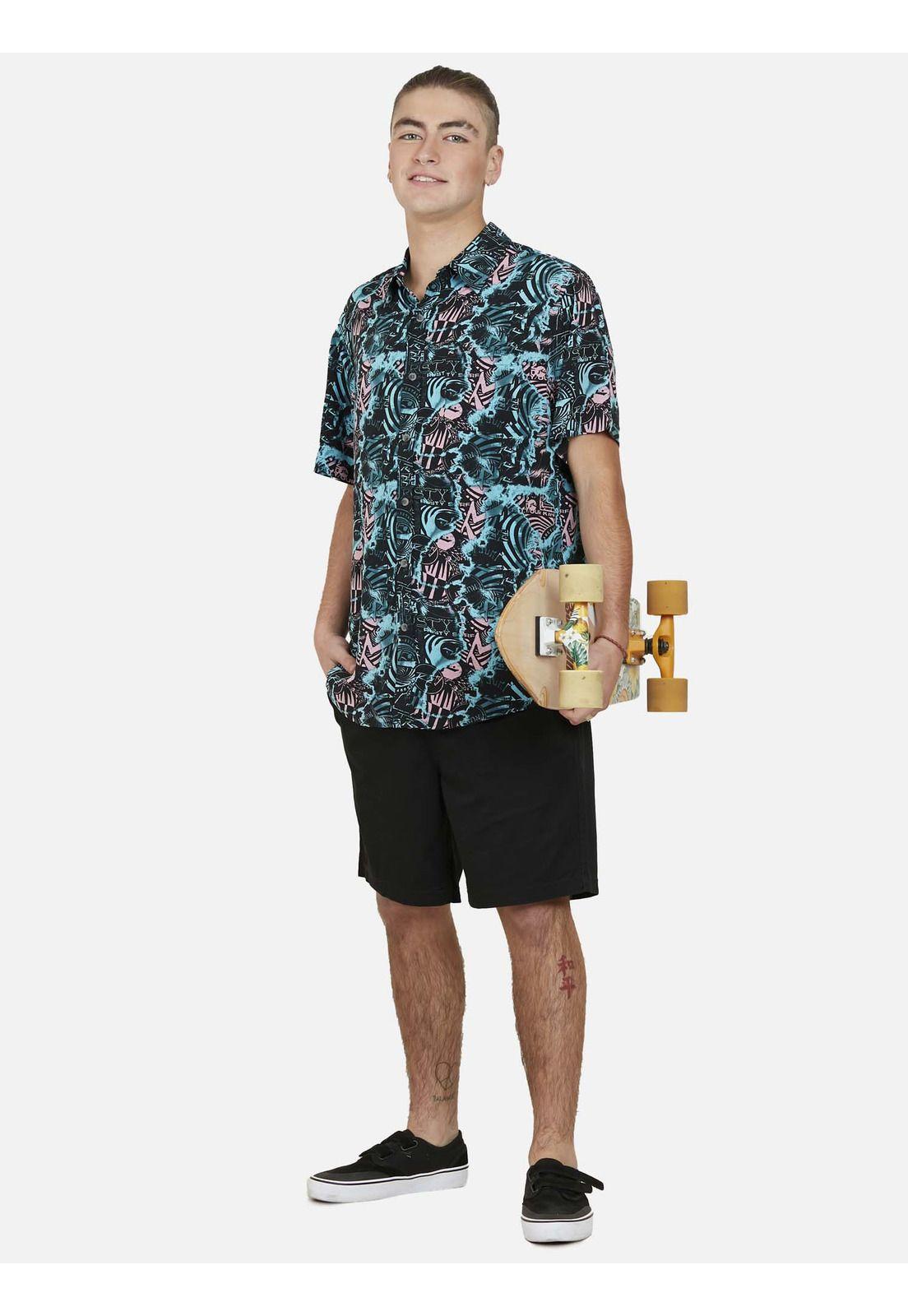 Bermuda 7B416 Hombre Negro Rusty-3