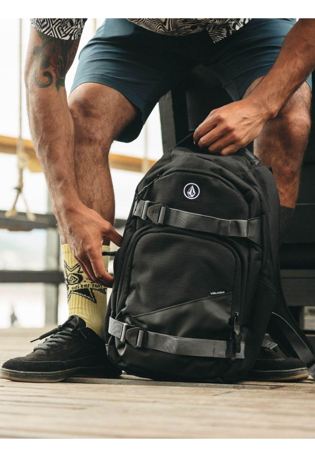 Mochila Grindstone Skate 23L Negro Hombre Volcom-4