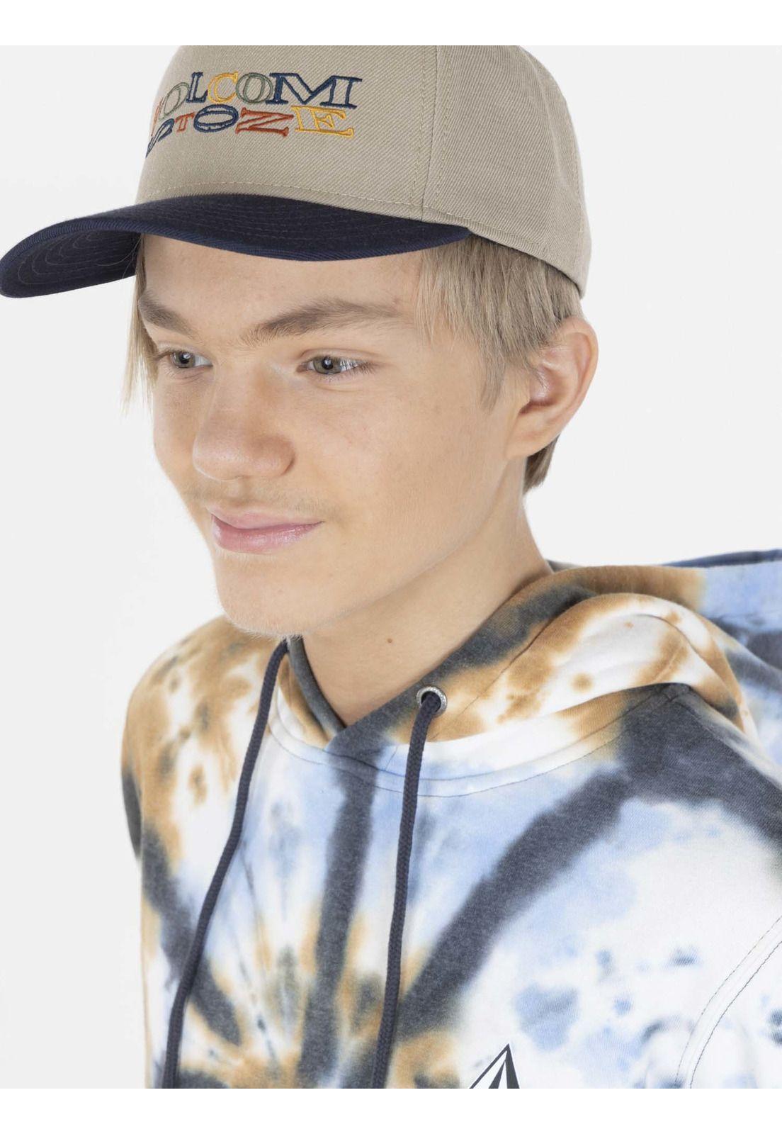 Poleron Canguro 7O524 Juvenil Multicolor Volcom-3