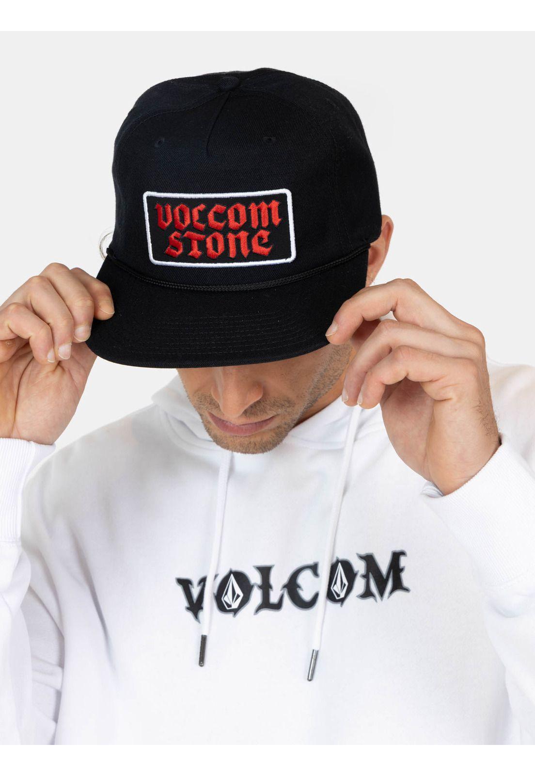 Poleron Canguro Grind Blanco Hombre Volcom-2