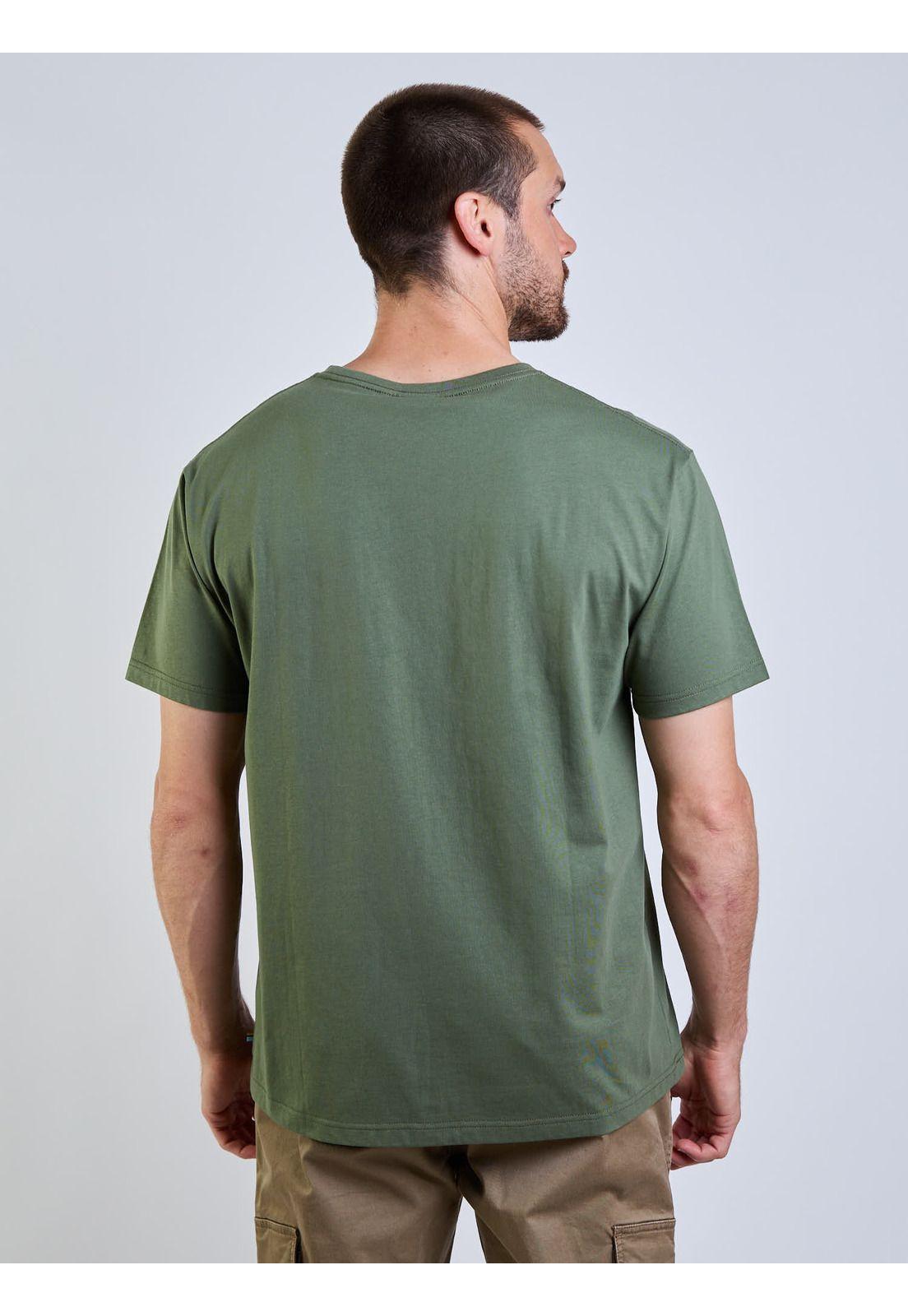 Polera MC Halftone Verde Hombre Rusty-4
