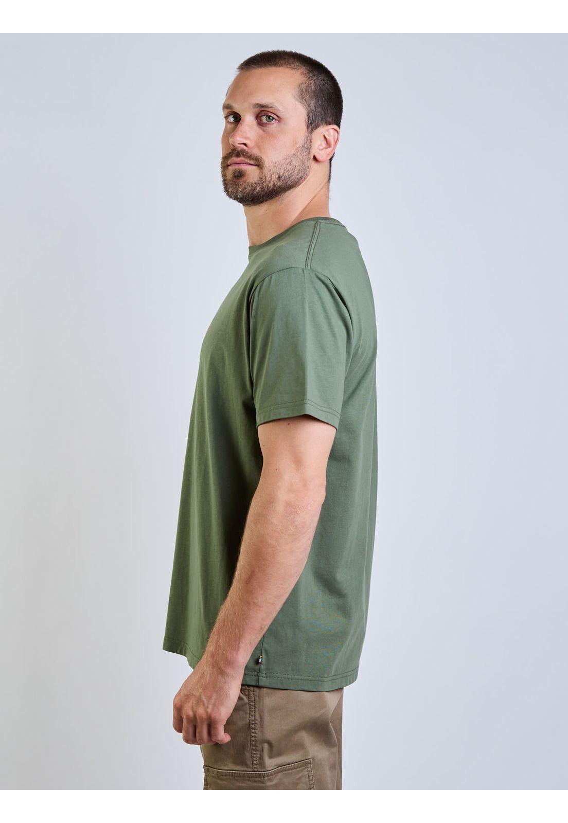 Polera MC Halftone Verde Hombre Rusty-5