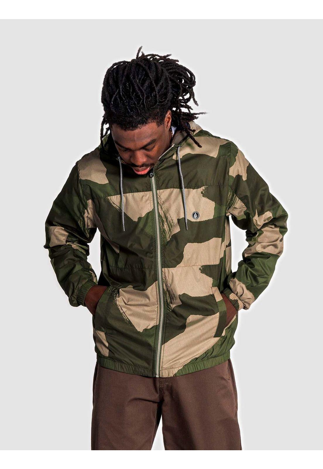 Cortaviento ERMONT JACKET Hombre Verde Volcom-0