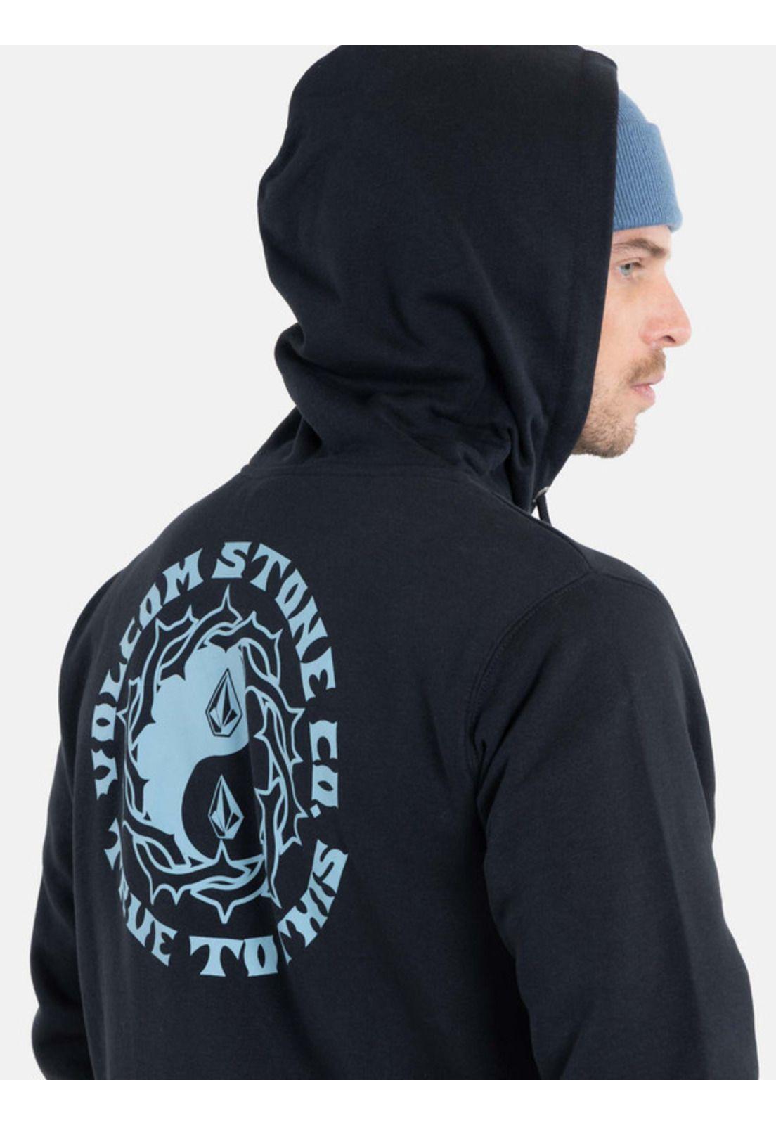 Poleron Crowned Zip Fleece Hombre Volcom-2