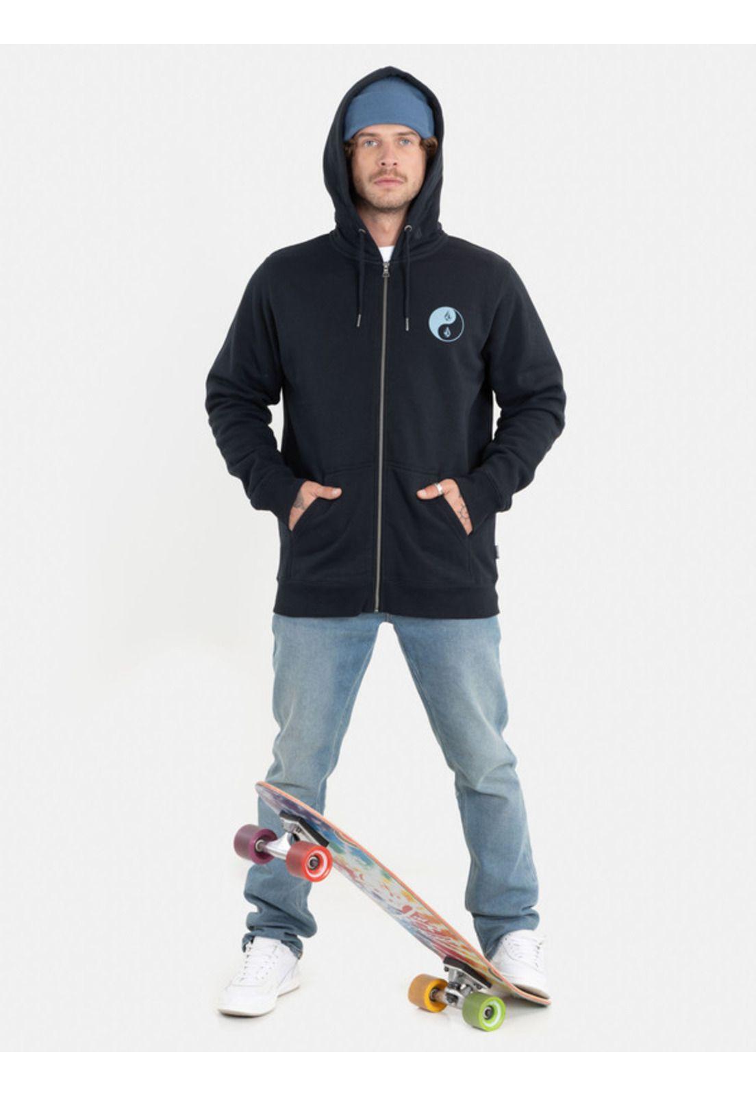 Poleron Crowned Zip Fleece Hombre Volcom-3