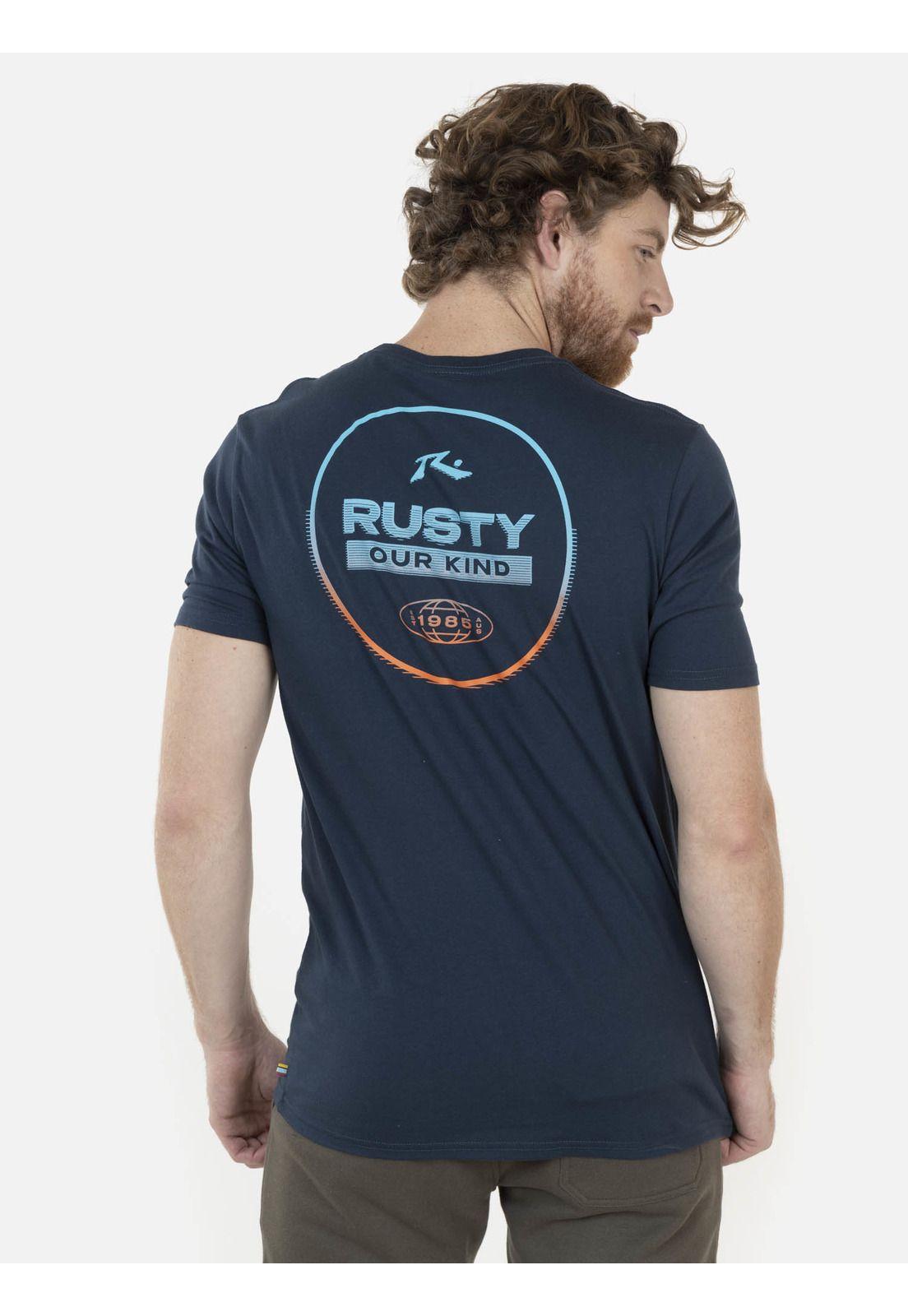 Polera Hombre 7P261 Azul Rusty-1