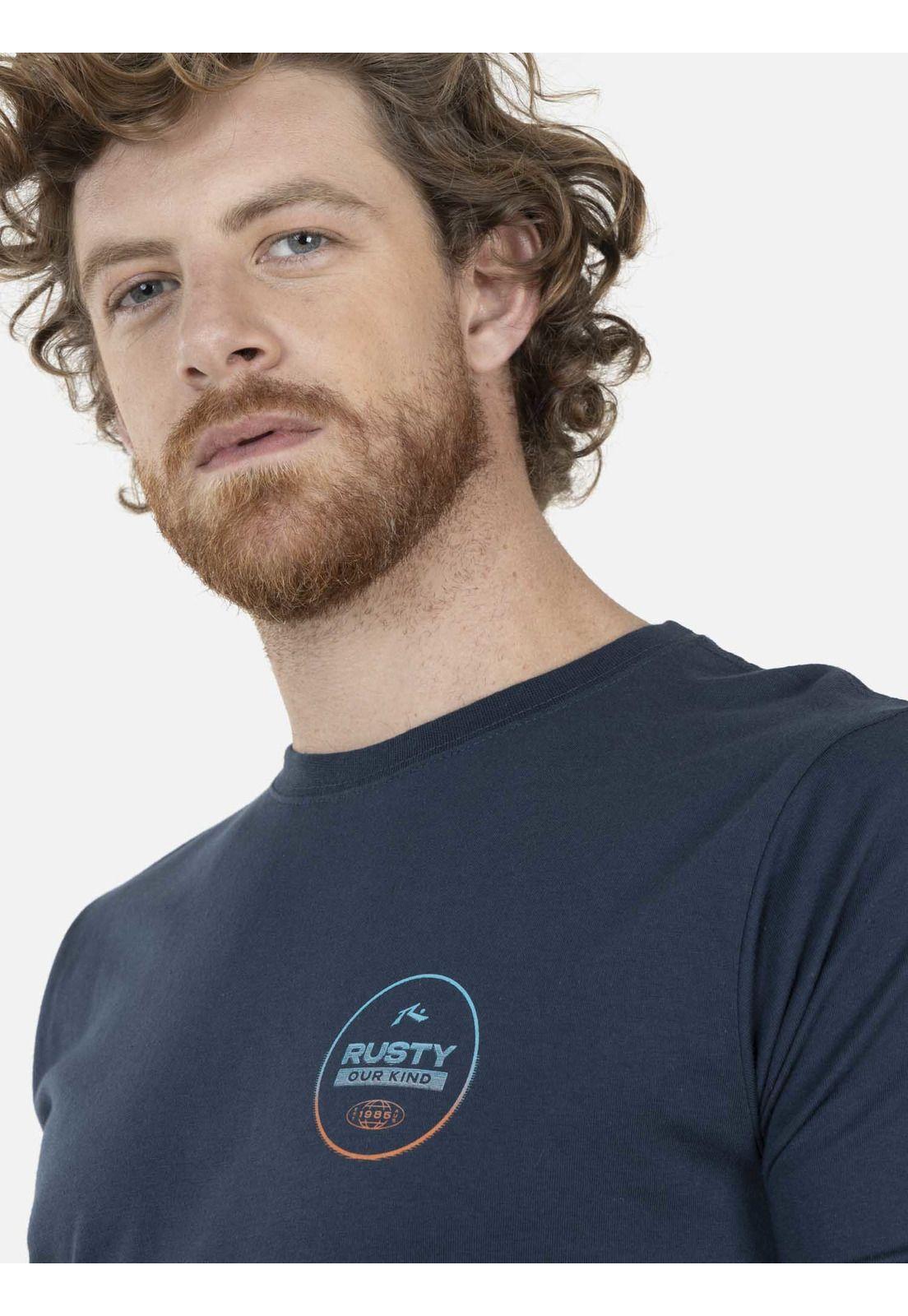 Polera Hombre 7P261 Azul Rusty-2