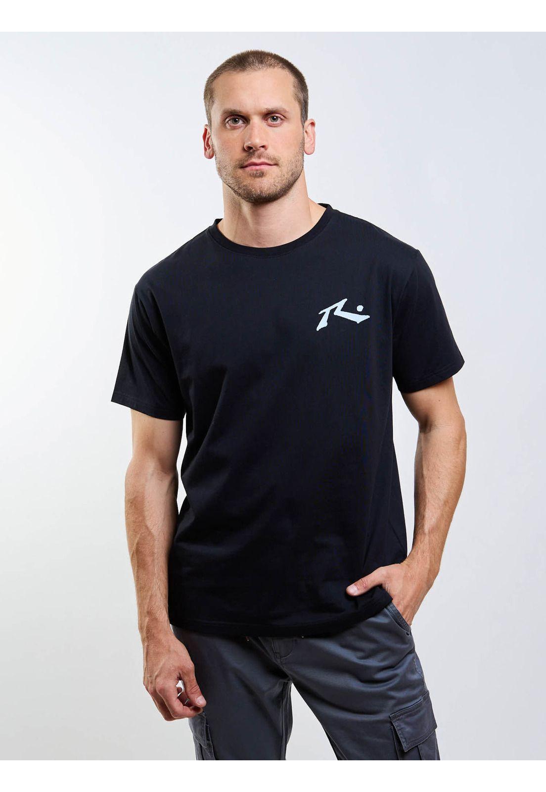 Polera MC Space Lava Negro Hombre Rusty-0