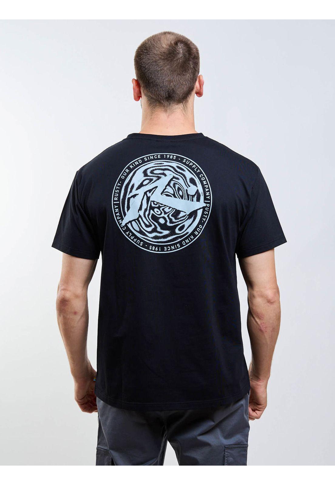 Polera MC Space Lava Negro Hombre Rusty-1