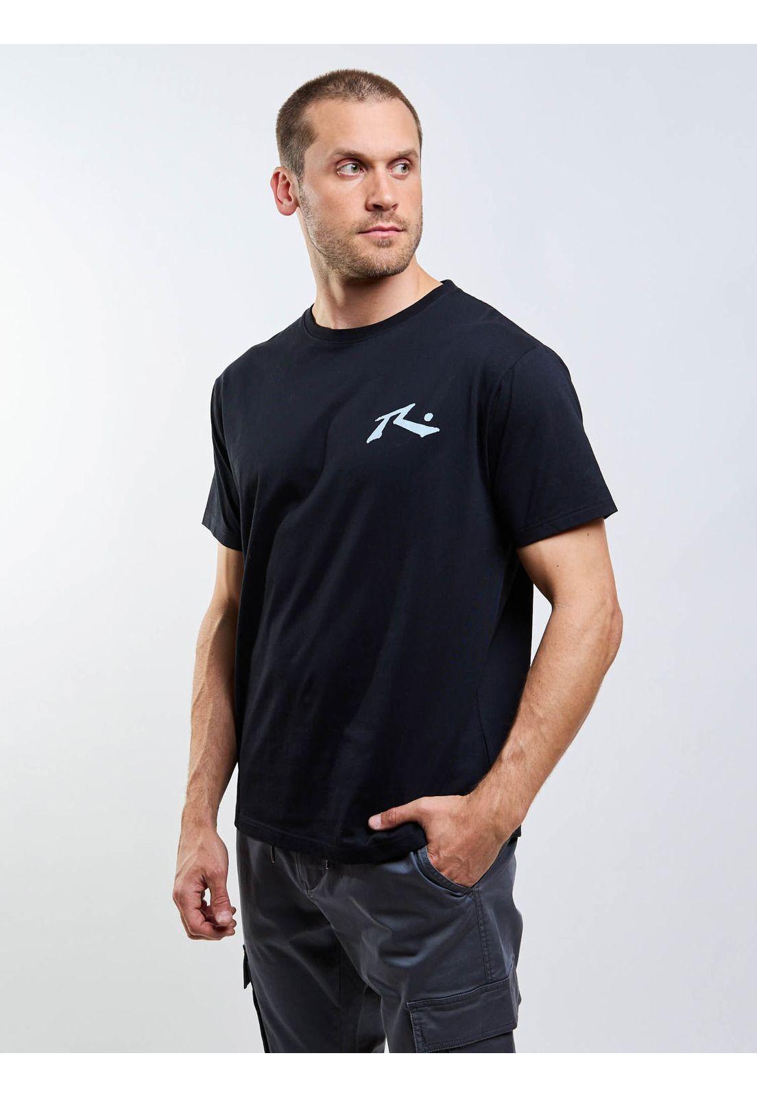 Polera MC Space Lava Negro Hombre Rusty-4