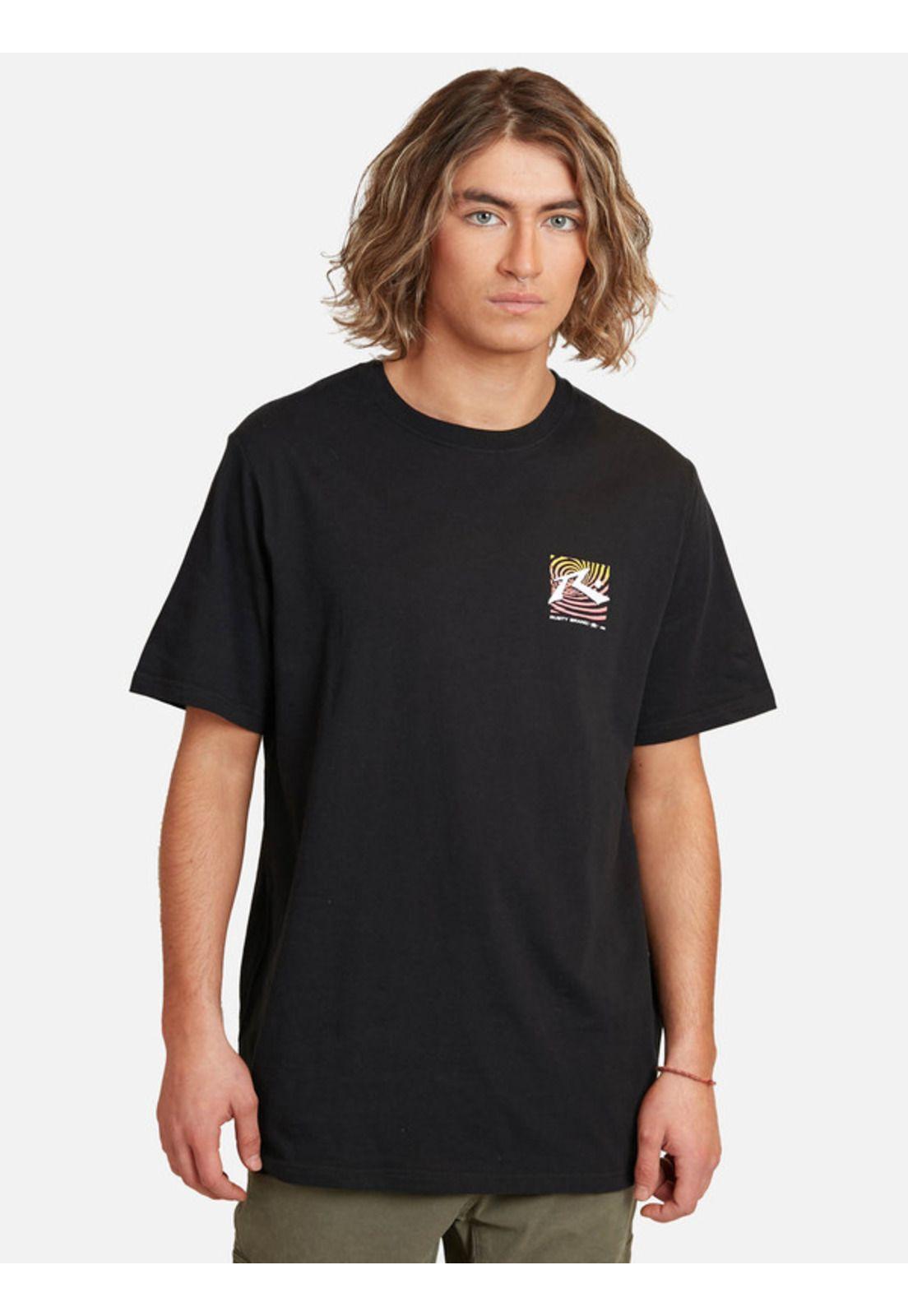 Polera Madness Sst Negro Hombre Rusty-0