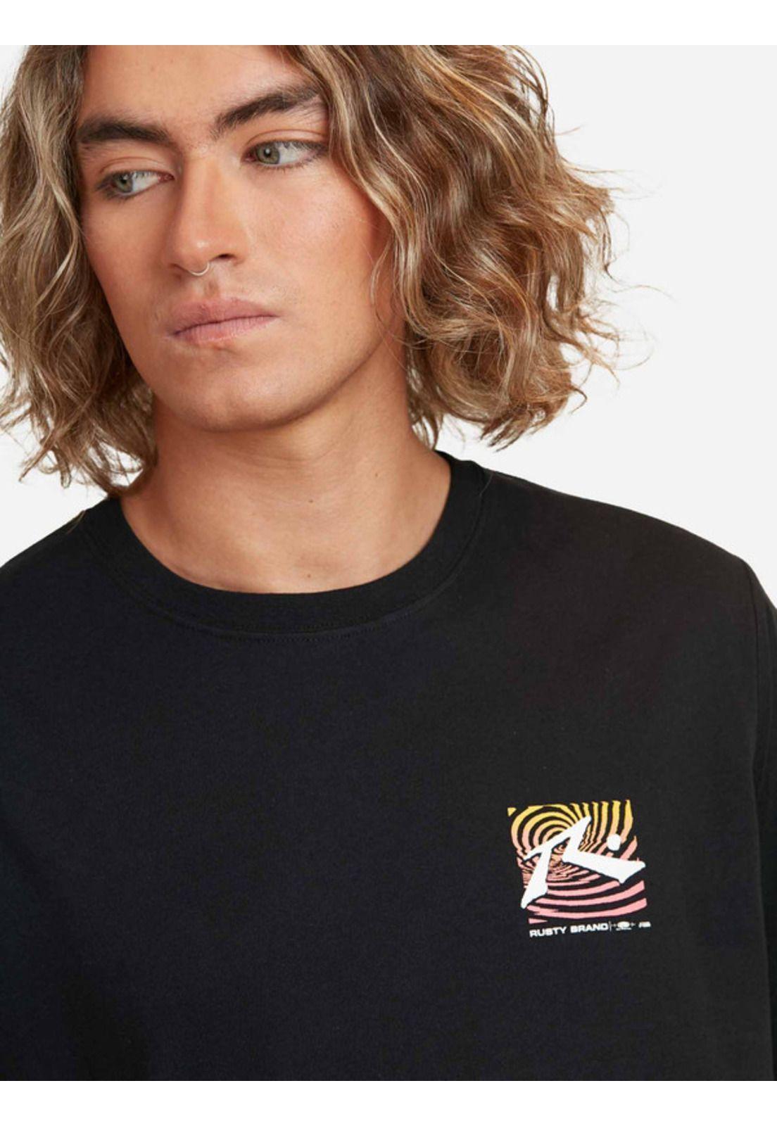 Polera Madness Sst Negro Hombre Rusty-3