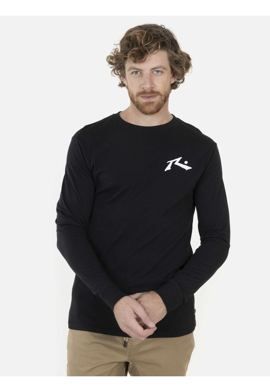 Polera Hombre 7P271 Negro Rusty-0