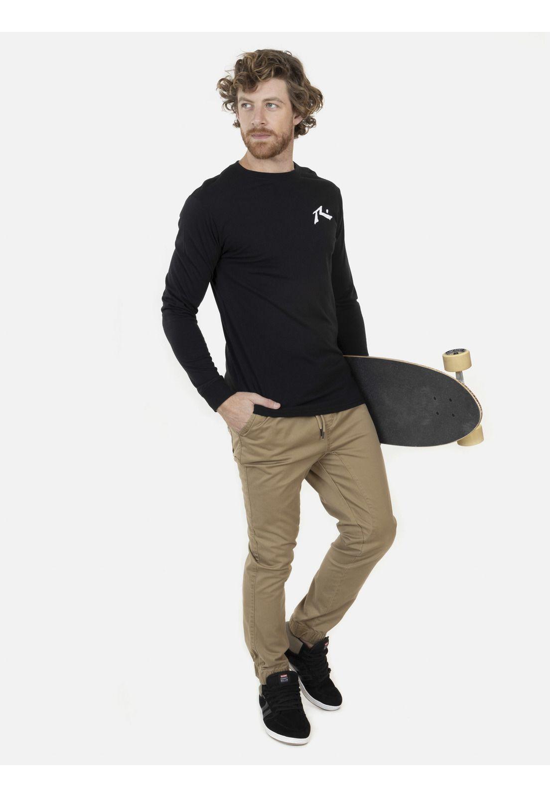 Polera Hombre 7P271 Negro Rusty-3