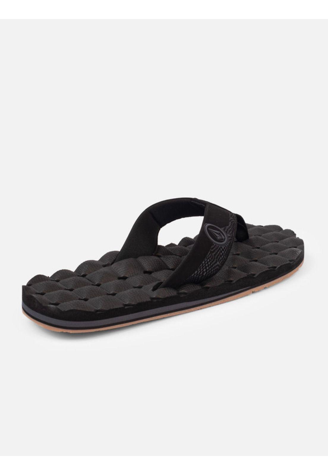 Sandalias Recliner Negro Hombre Volcom-2