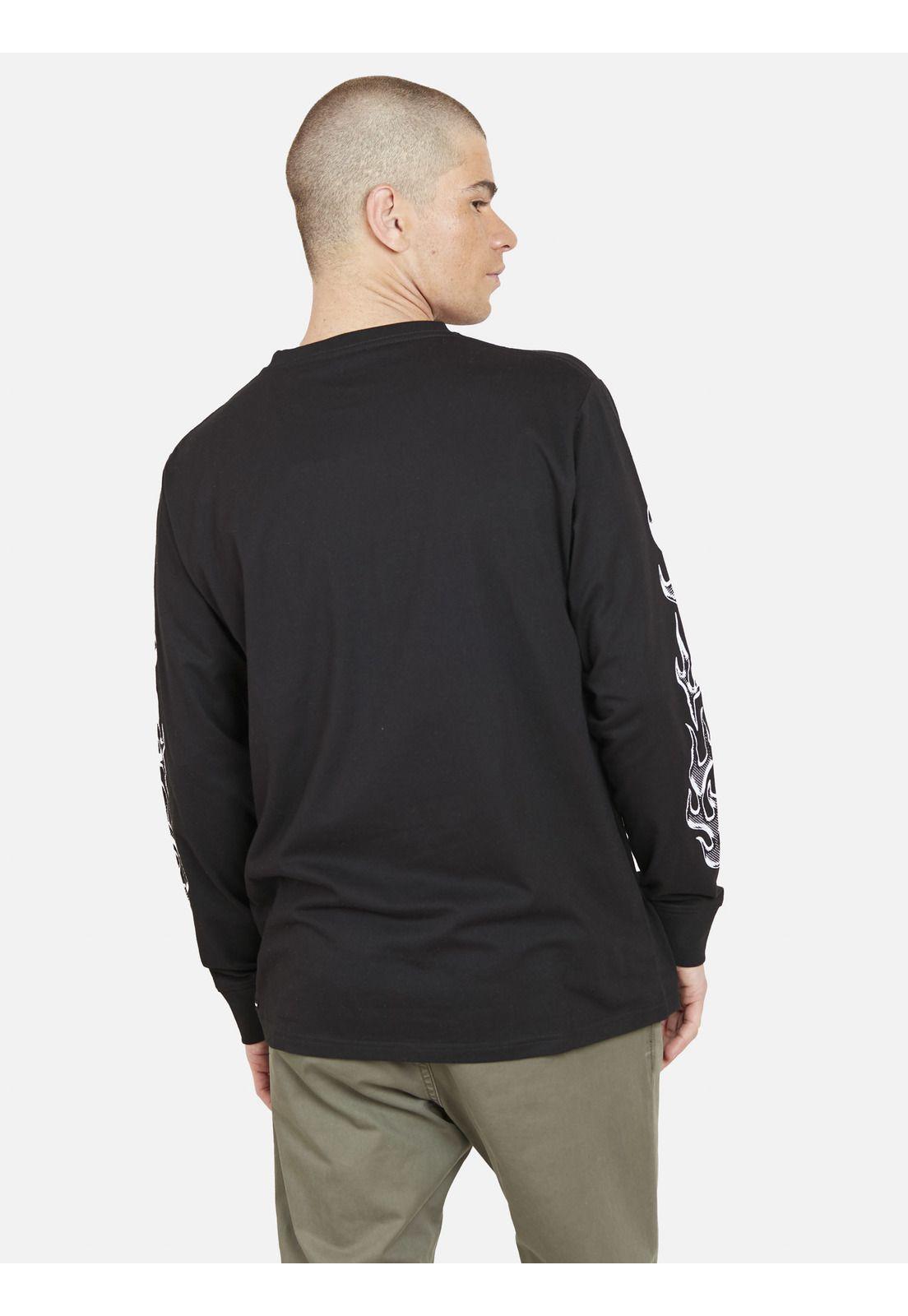 Polera IGNITTION  LS TEE Hombre Negro Volcom-1