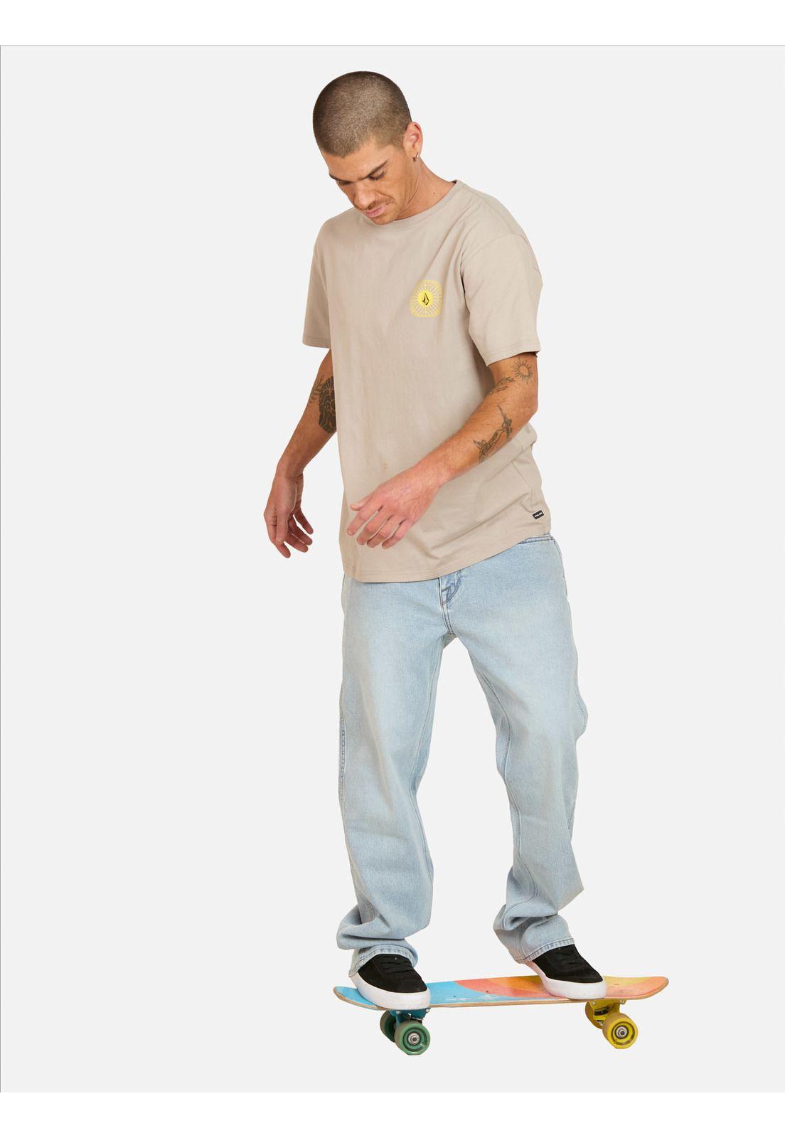 Polera MC Frequency Café Hombre Volcom-3