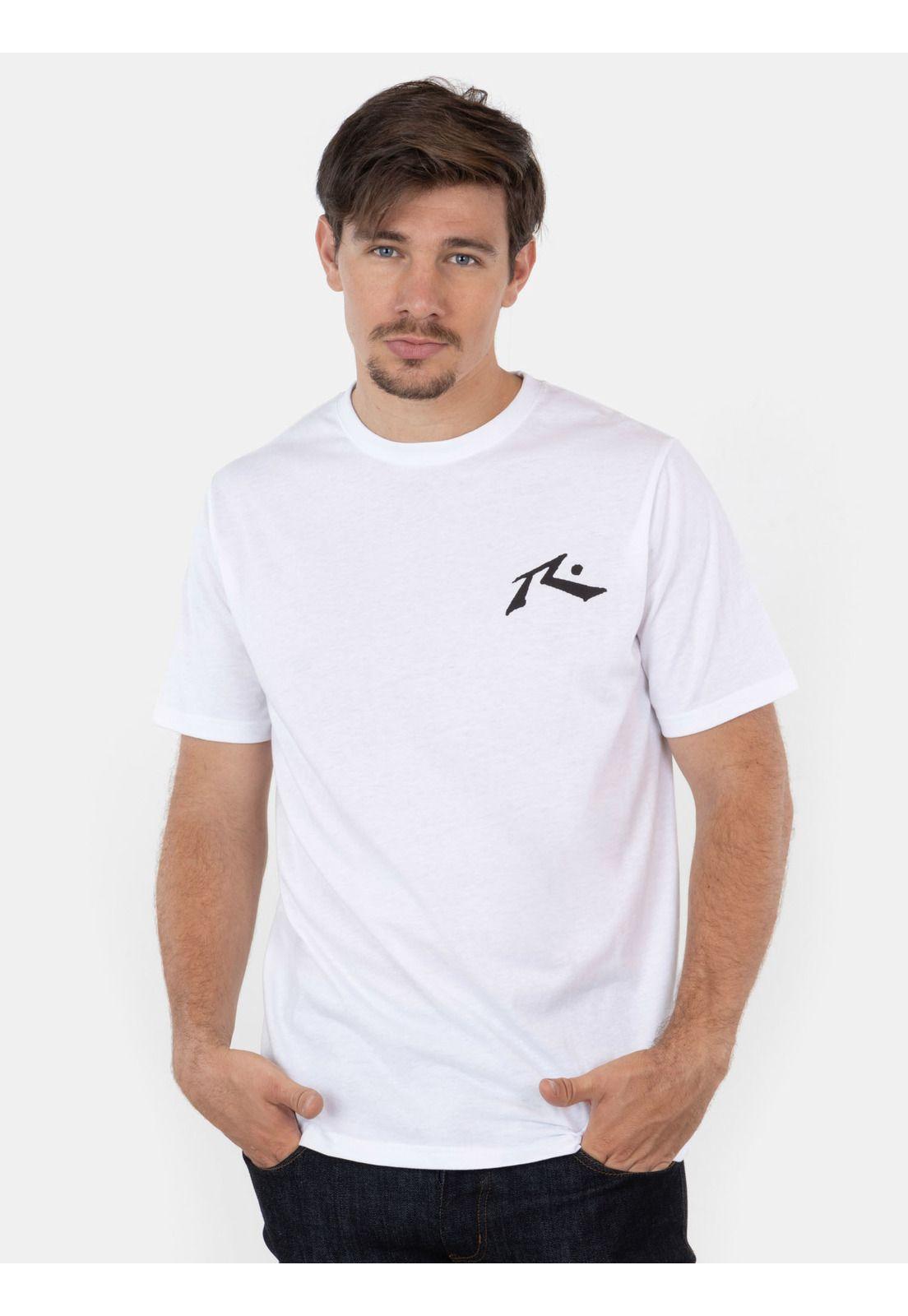 Polera Triple Ss Blanco Hombre Rusty-0