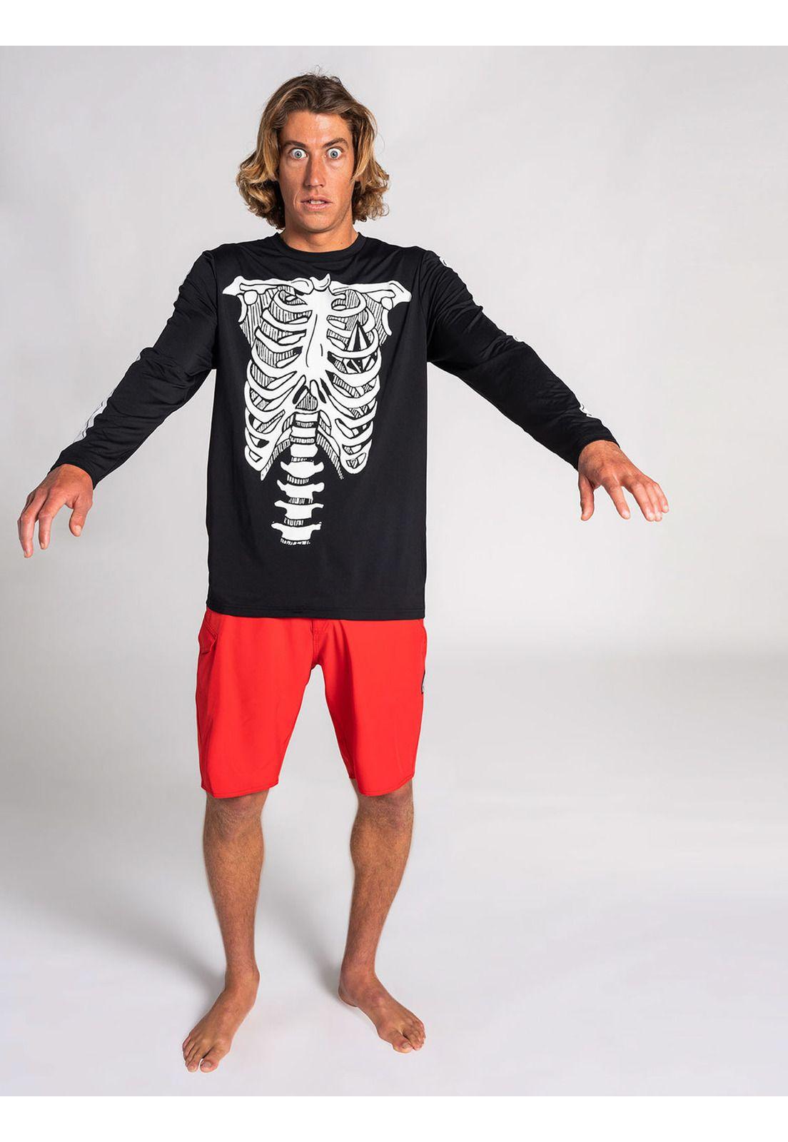 Rashguard ML CONFUSE LS Hombre Negro Volcom-1